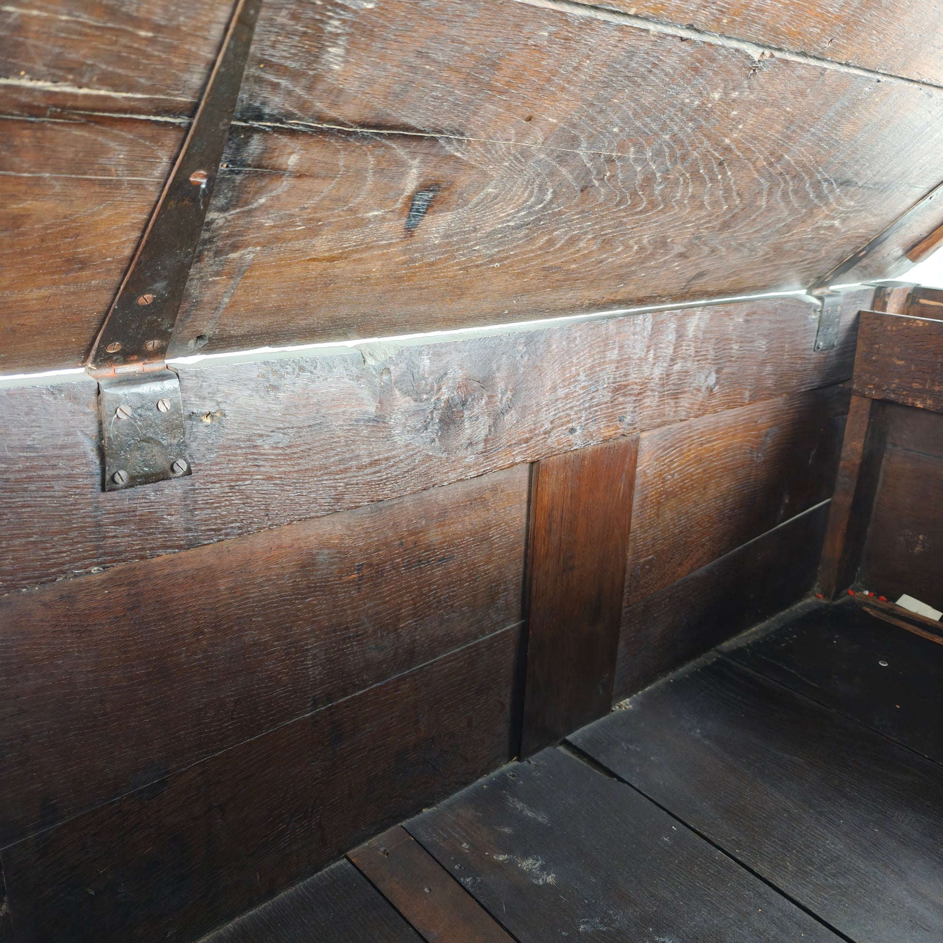 Antique 18th Century Georgian Oak Mule Chest / Coffer / Blanket Box Antique 18th Century Georgian Oak Mule Chest / Coffer / Blanket Box