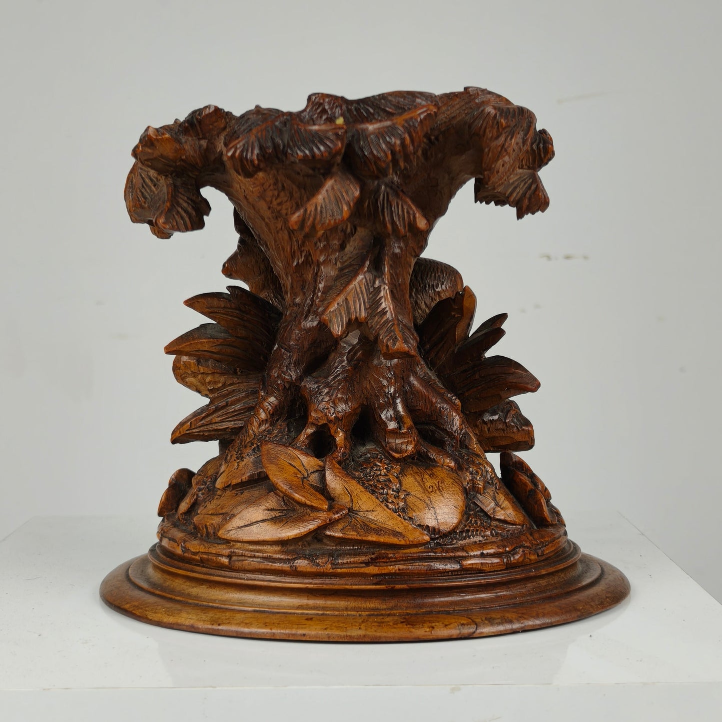 Antique 19th Century Black Forest Hand Carved Deer Sculpture Antique 19th Century Black Forest Hand Carved Deer Sculpture