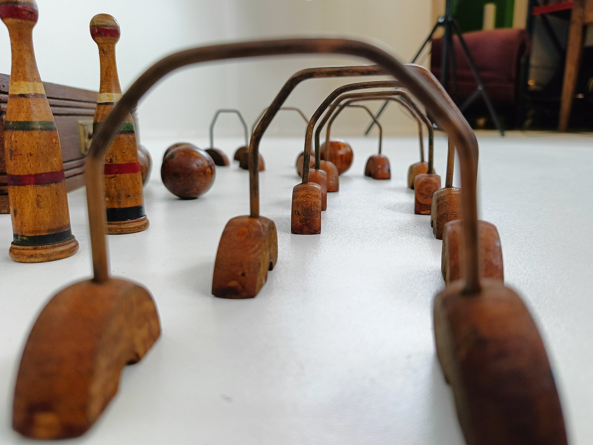 Antique Croquet Tablet Game/ Price On Request Antique Croquet Tablet Game/ Price On Request