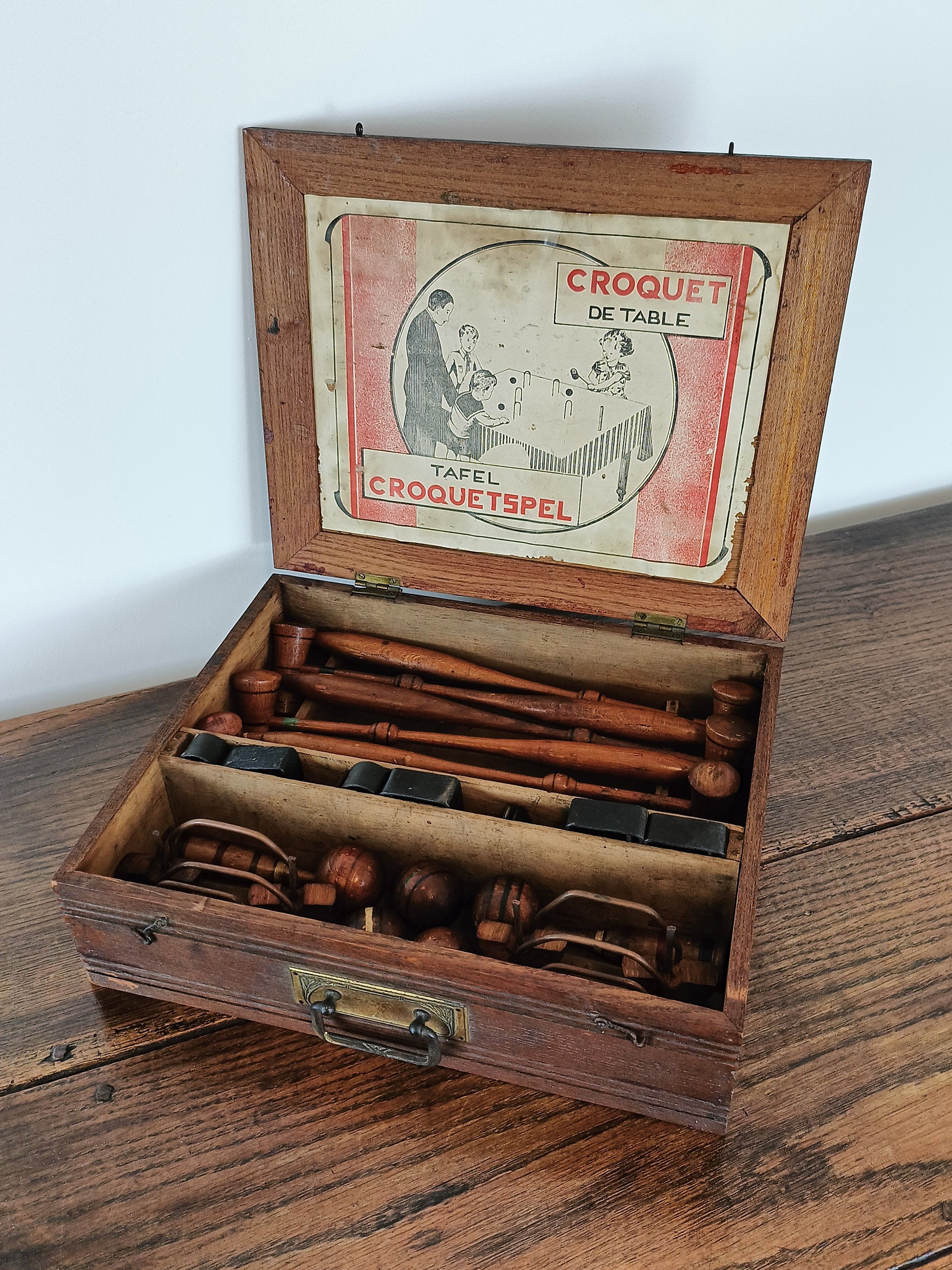 Antique Croquet Tablet Game/ Price On Request Antique Croquet Tablet Game/ Price On Request