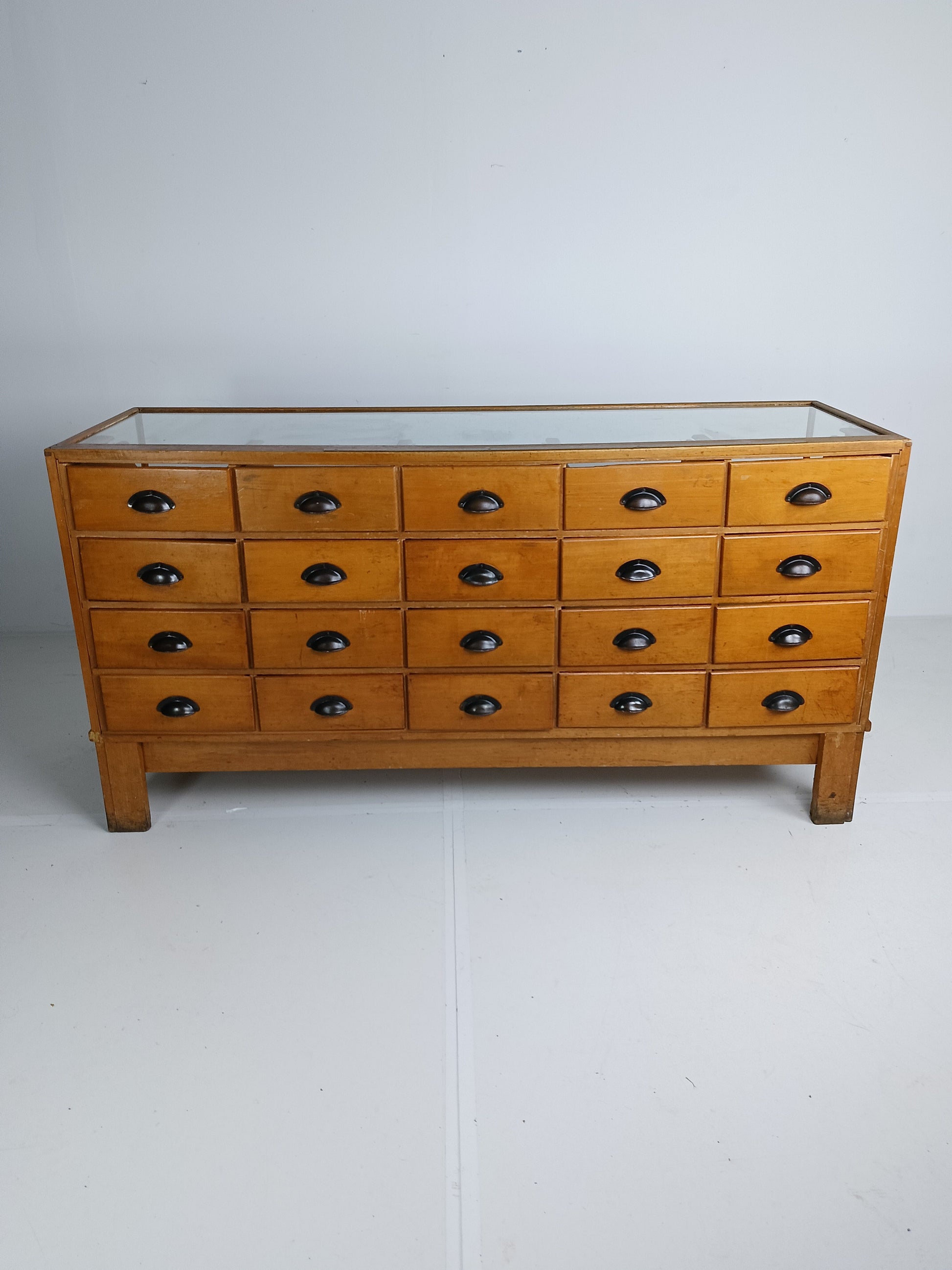 Antique English Hassberry Shop Counter Antique English Hassberry Shop Counter
