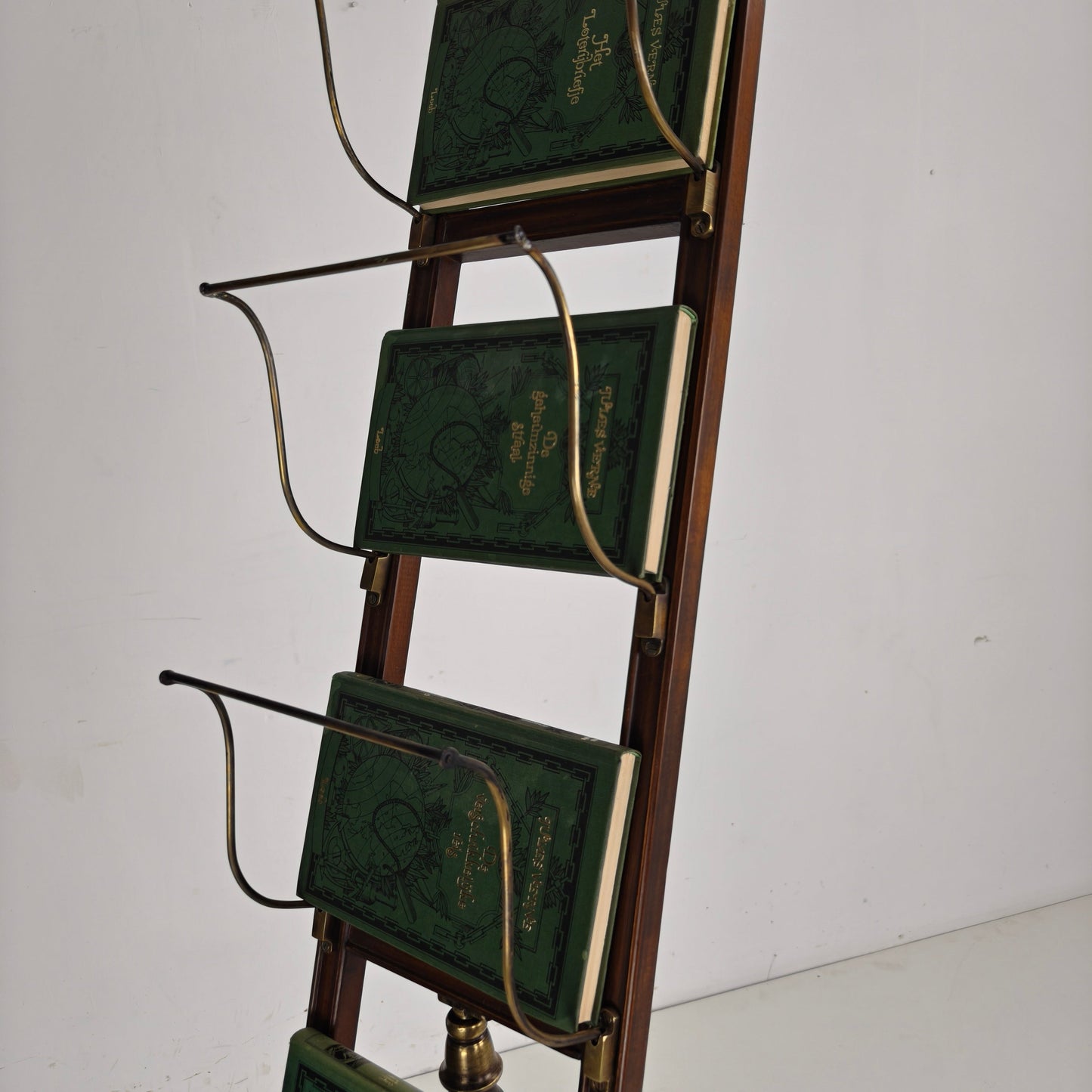 Antique English Rotating Newspaper, Magazine & Book Stand, 20th Century Antique English Rotating Newspaper, Magazine & Book Stand, 20th Century
