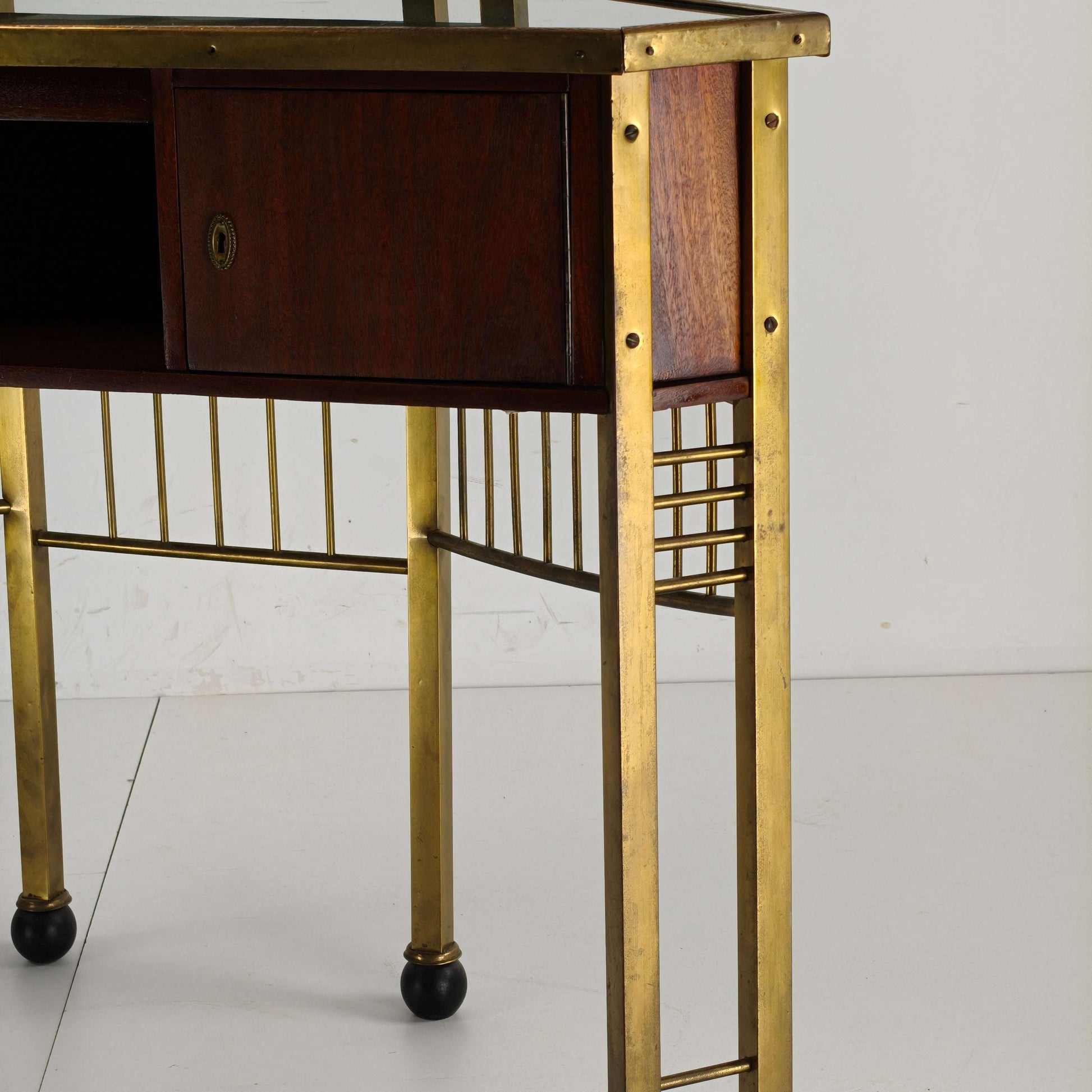 Antique French Brass Dressing Table -1930 Antique French Brass Dressing Table -1930