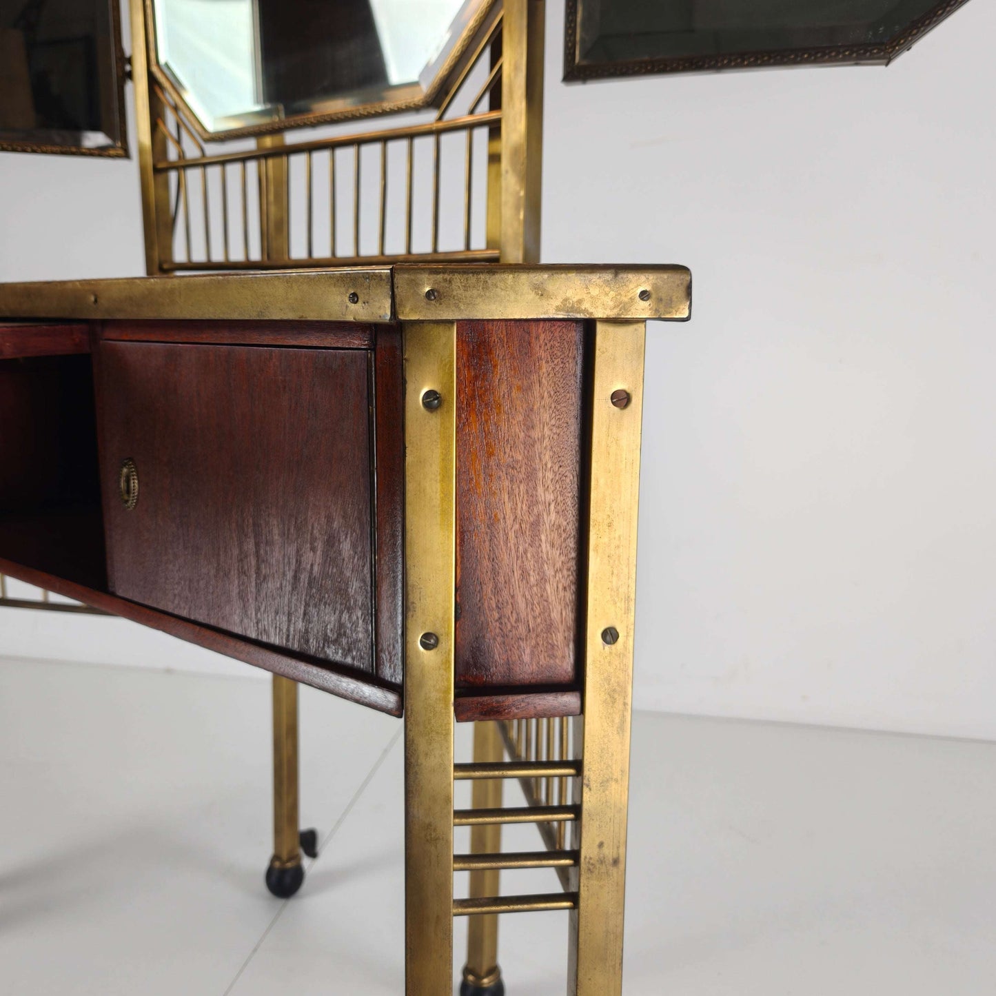Antique French Brass Dressing Table -1930 Antique French Brass Dressing Table -1930