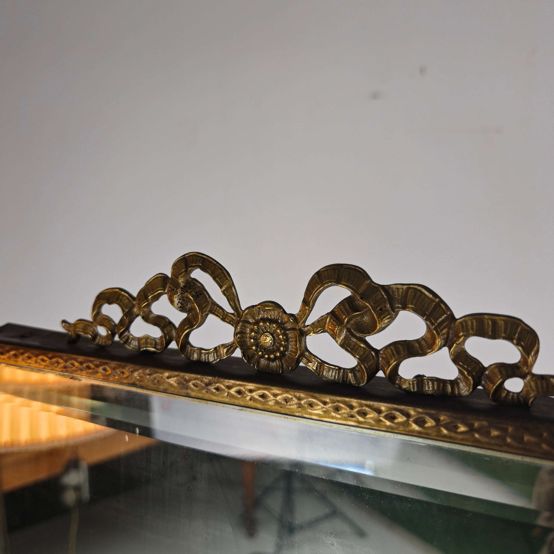 Antique French Brass Dressing Table -1930 Antique French Brass Dressing Table -1930