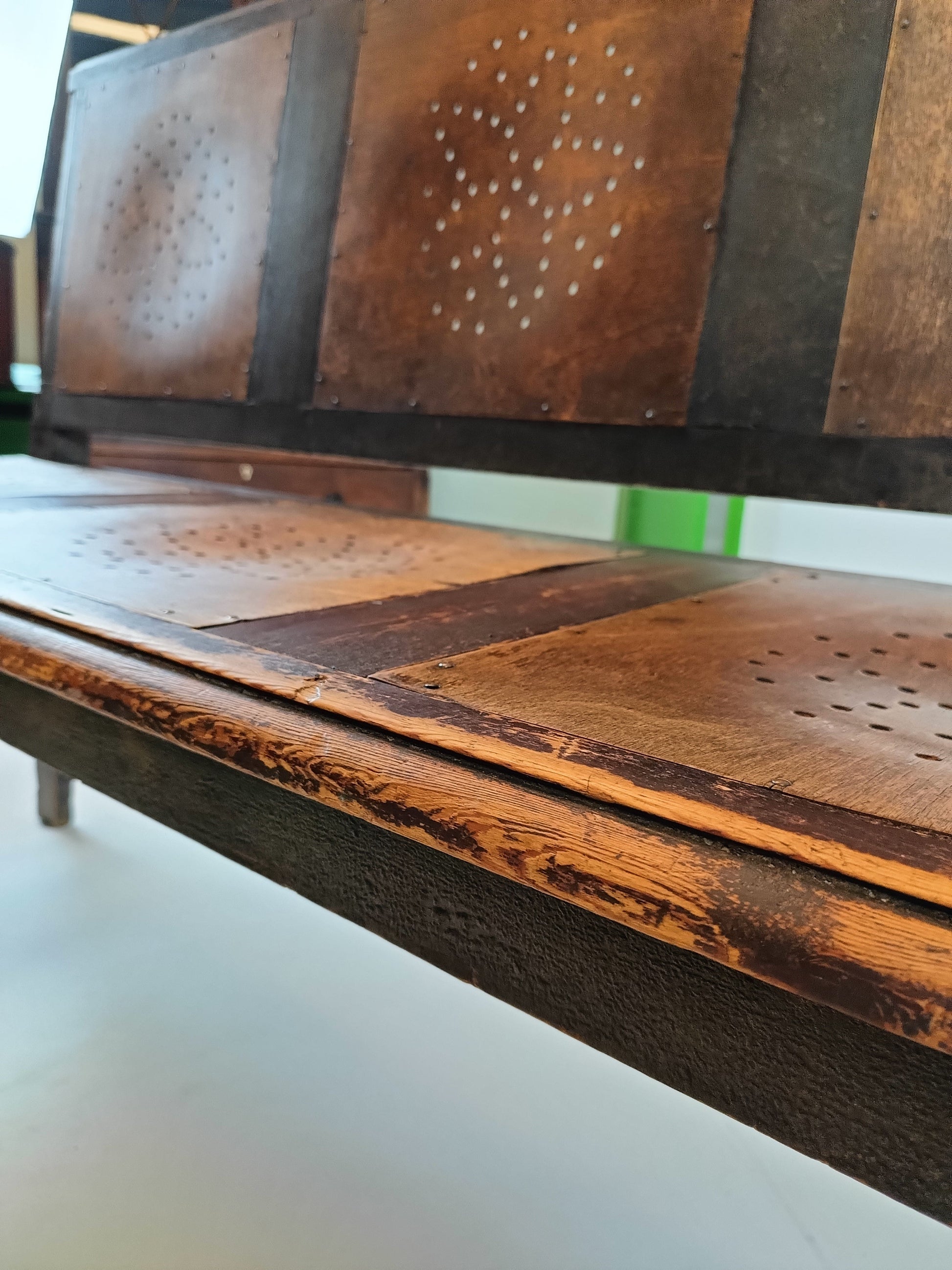 Antique French Hall Bench Antique French Hall Bench