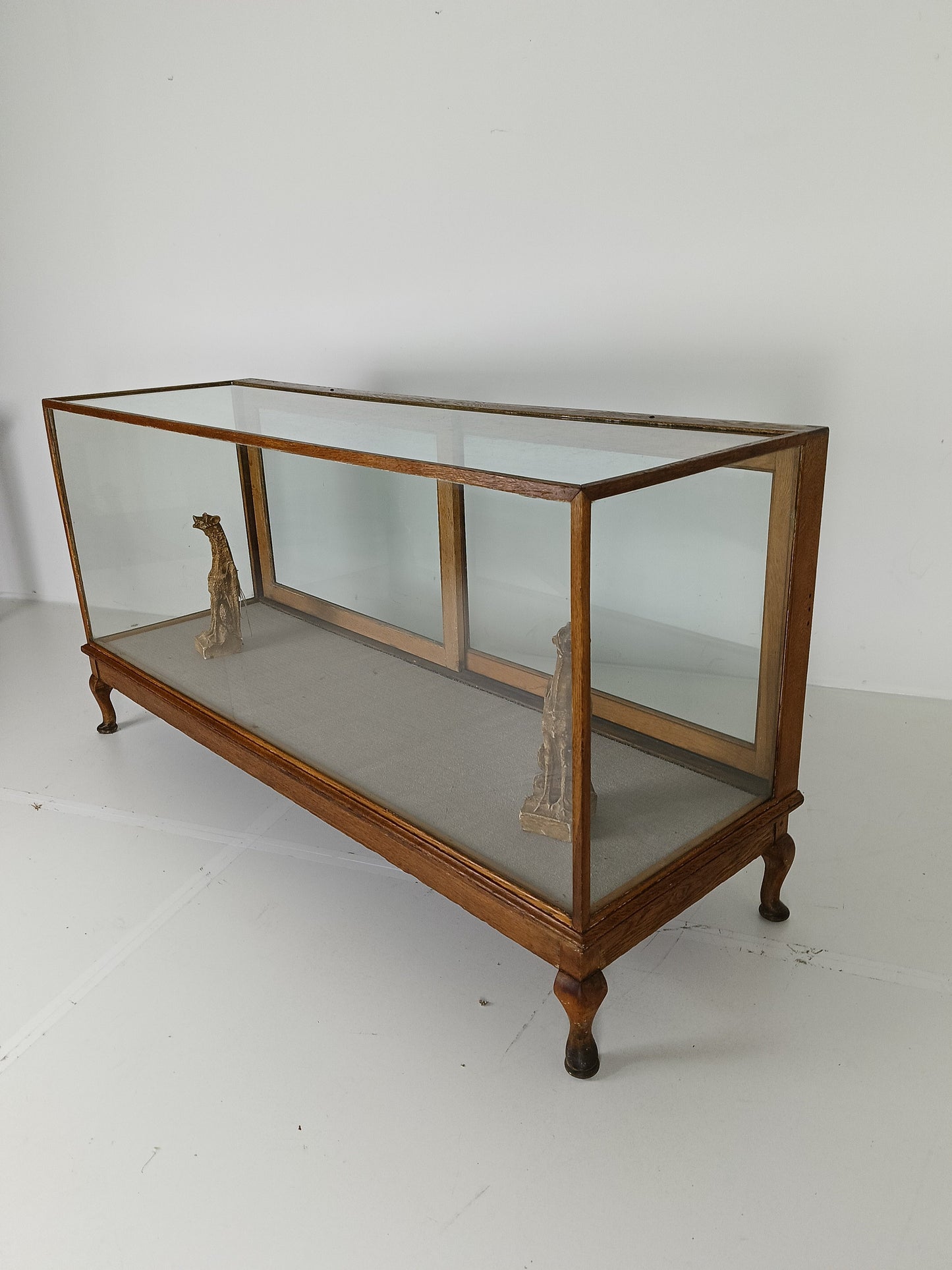 Antique Large Glass Display Cabinet / Shop Counter Antique Large Glass Display Cabinet / Shop Counter