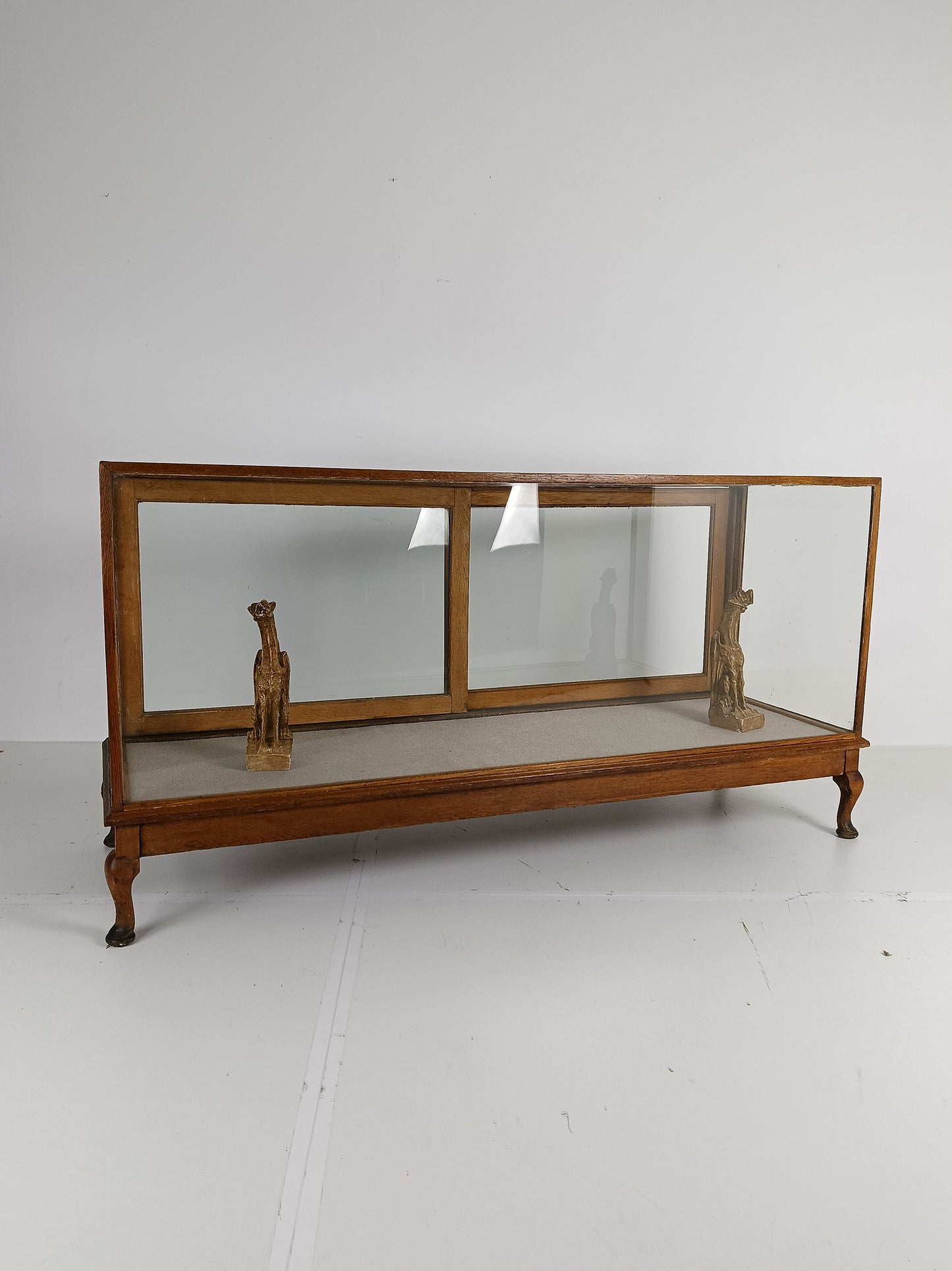 Antique Large Glass Display Cabinet / Shop Counter Antique Large Glass Display Cabinet / Shop Counter