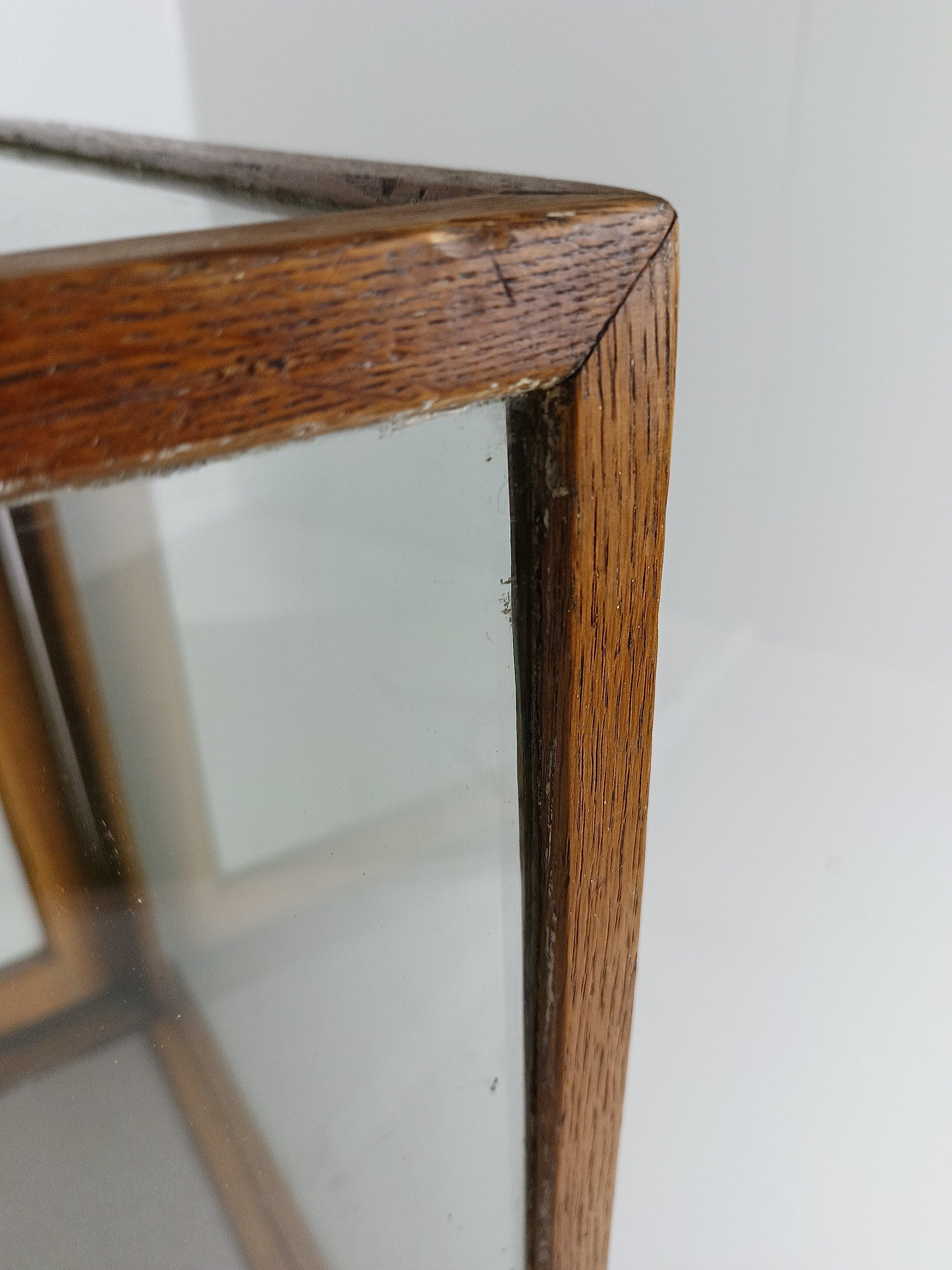 Antique Large Glass Display Cabinet / Shop Counter Antique Large Glass Display Cabinet / Shop Counter