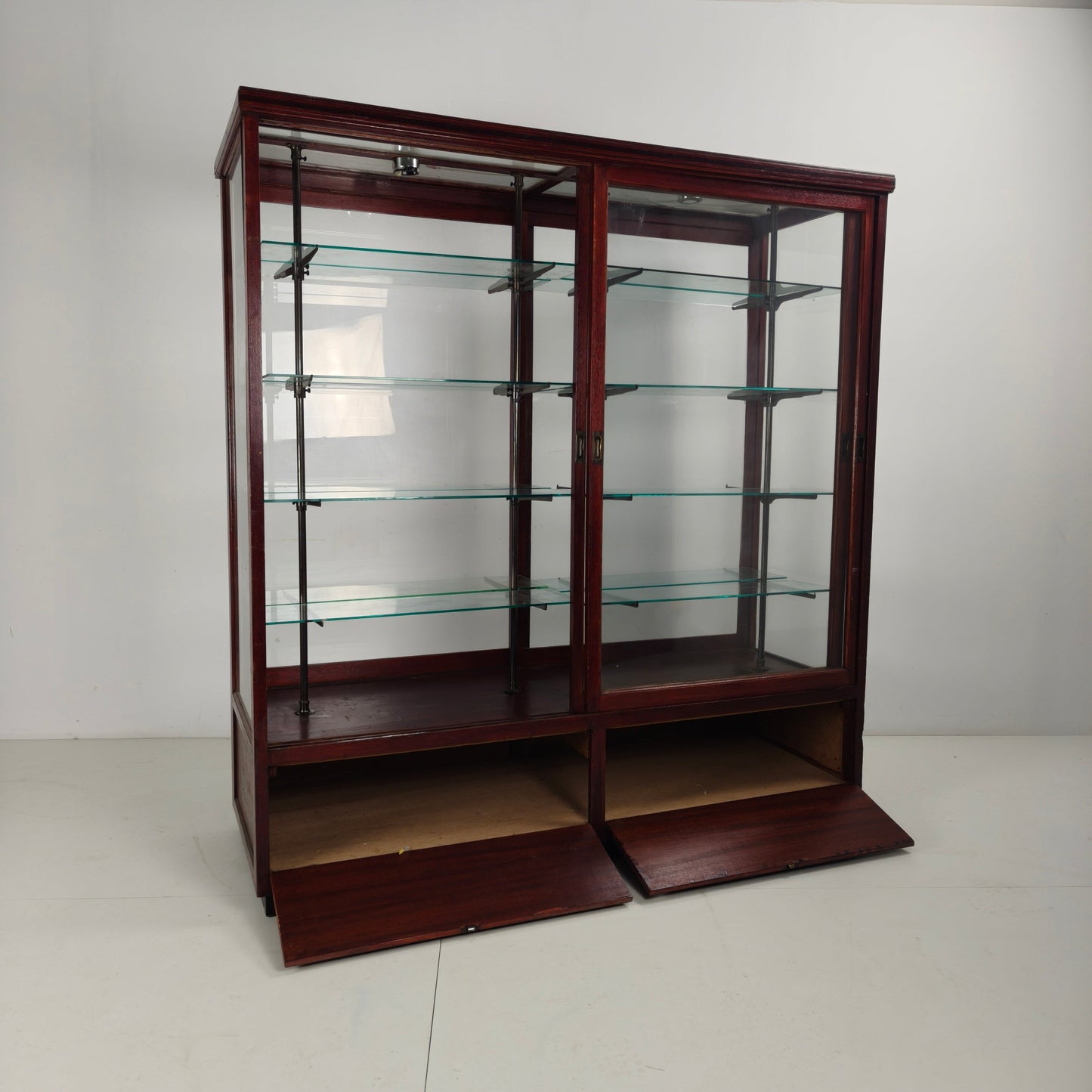 Antique Museum Display Cabinet with glass Antique Museum Display Cabinet with glass