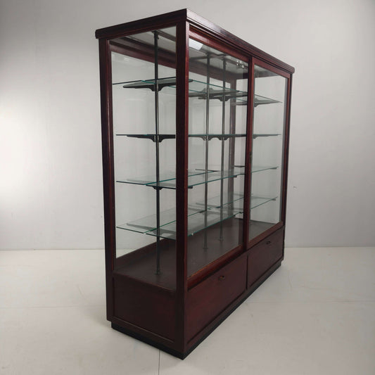 Antique Museum Display Cabinet with glass Antique Museum Display Cabinet with glass