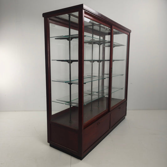 Antique Museum Display Cabinet with glass Antique Museum Display Cabinet with glass