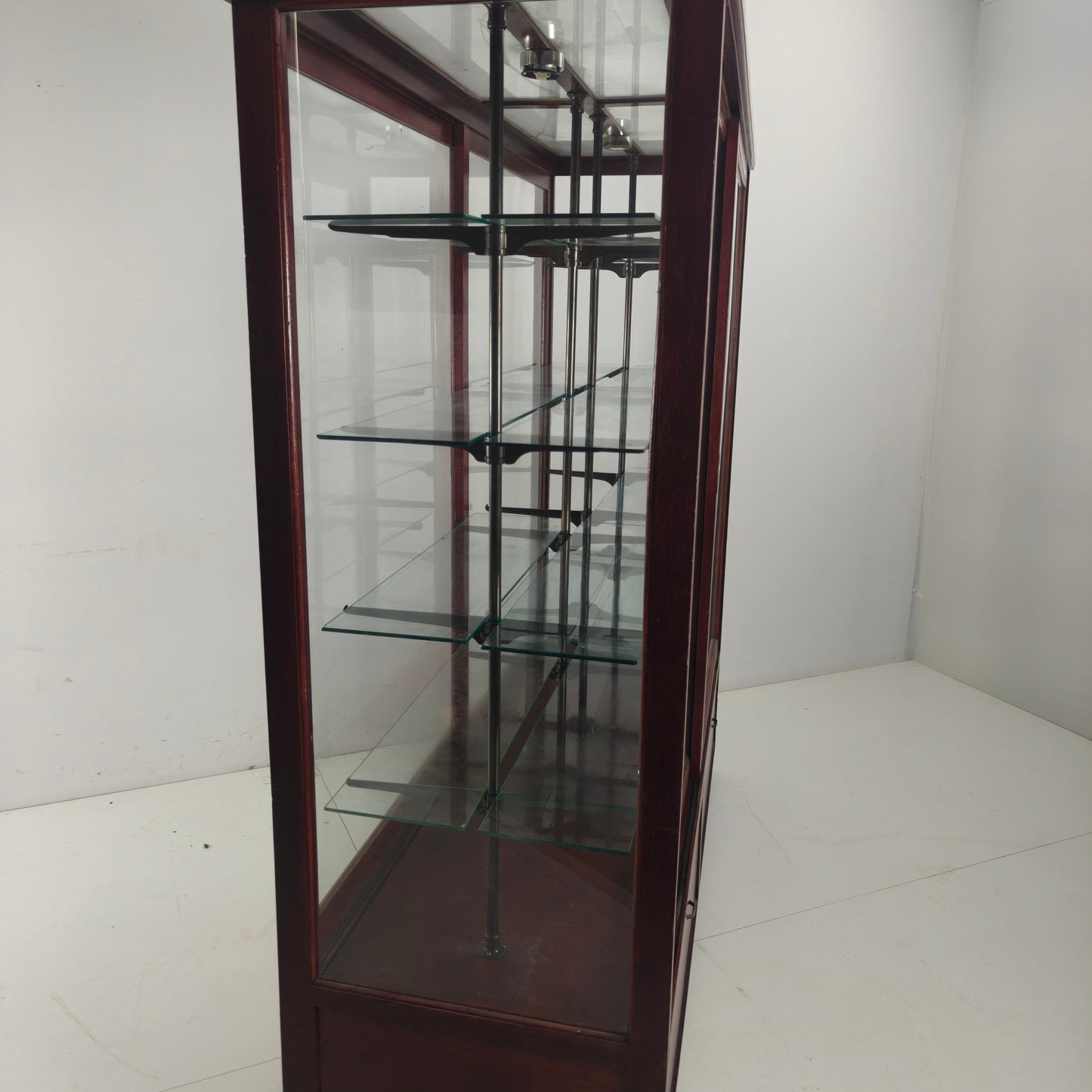 Antique Museum Display Cabinet with glass Antique Museum Display Cabinet with glass