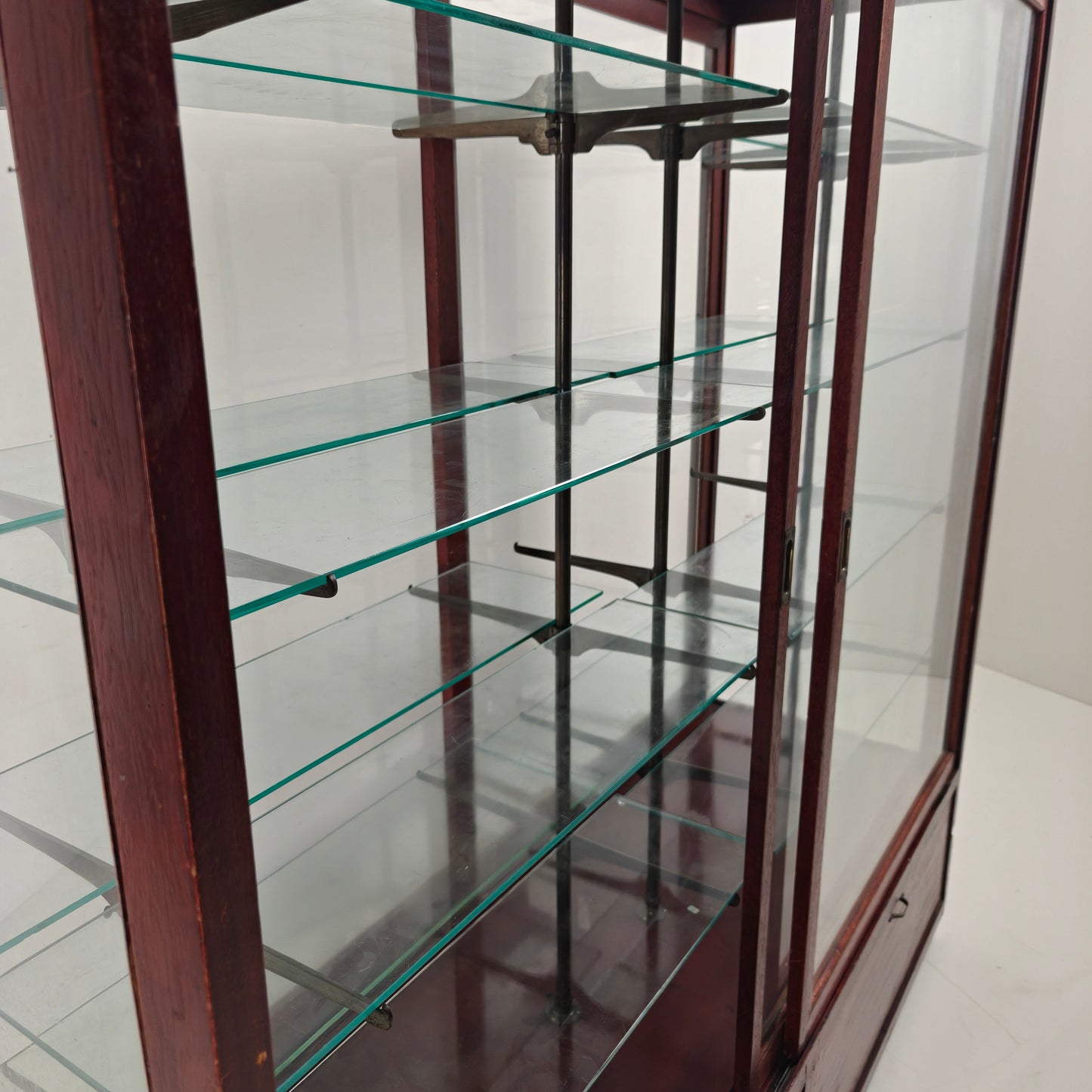 Antique Museum Display Cabinet with glass Antique Museum Display Cabinet with glass
