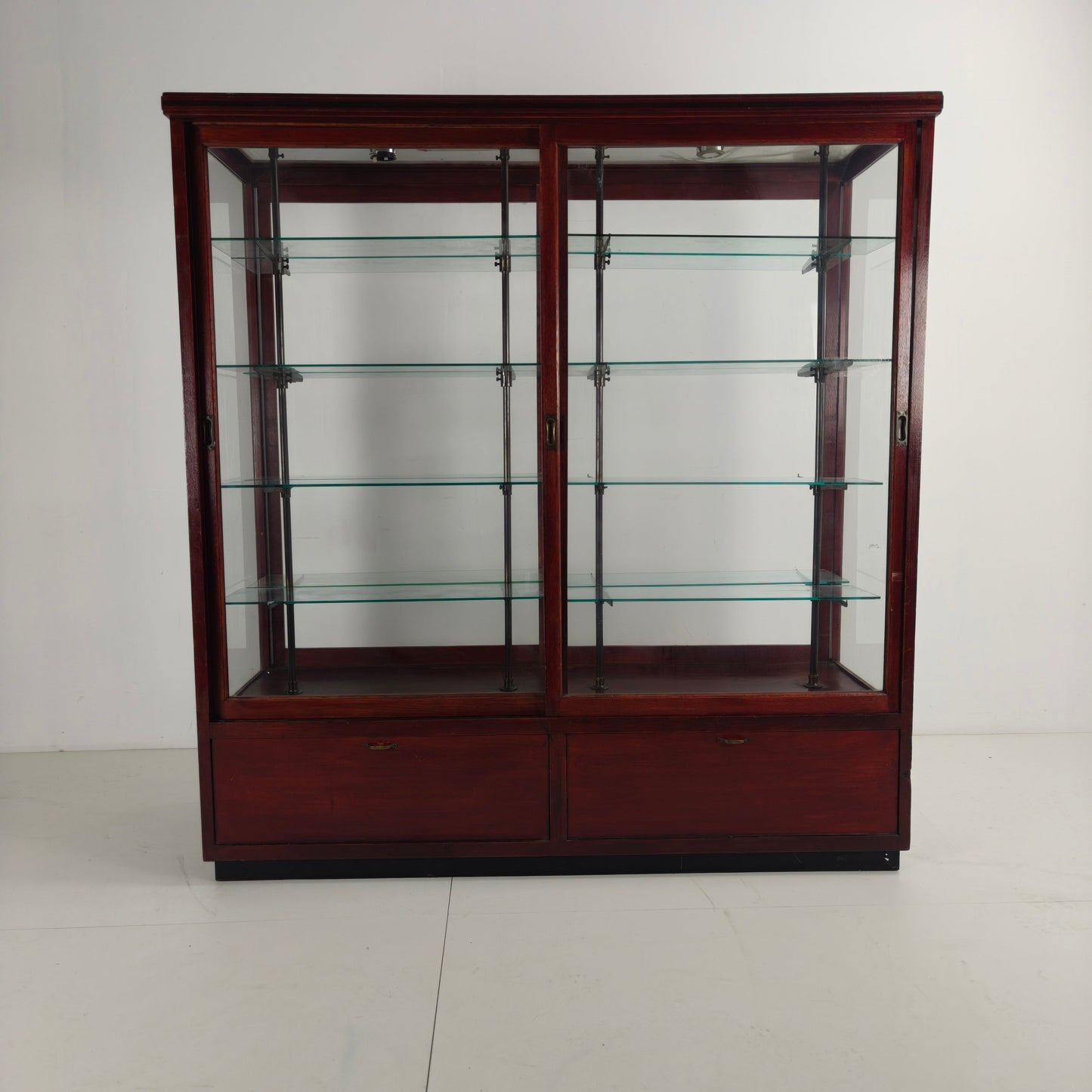 Antique Museum Display Cabinet with glass Antique Museum Display Cabinet with glass