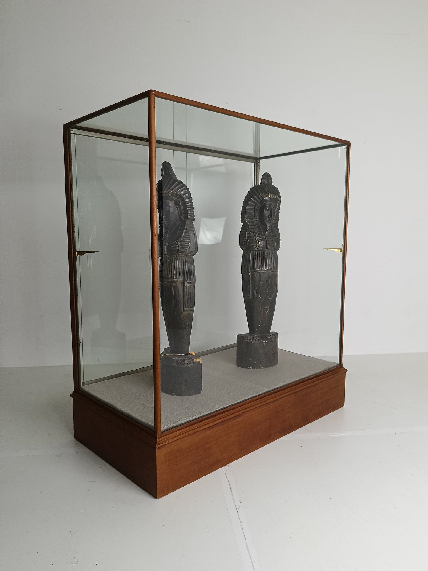Antique Museum Glass Display Cabinet Antique Museum Glass Display Cabinet