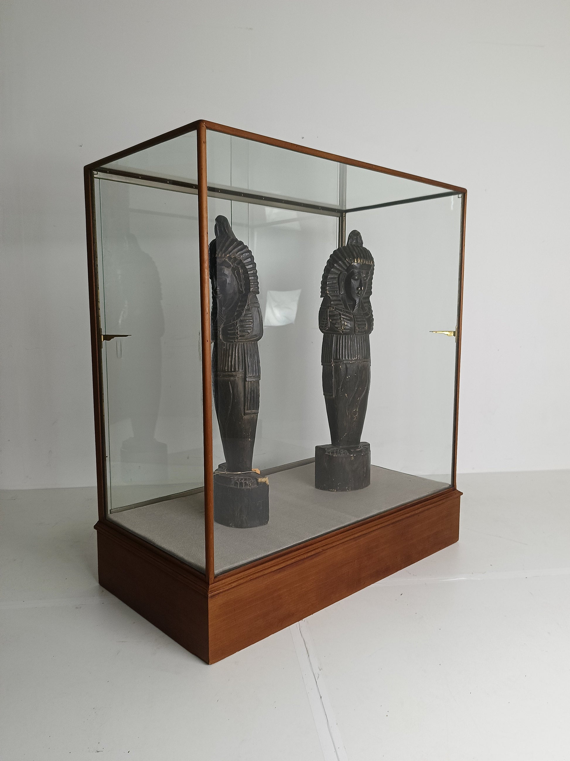 Antique Museum Glass Display Cabinet Antique Museum Glass Display Cabinet
