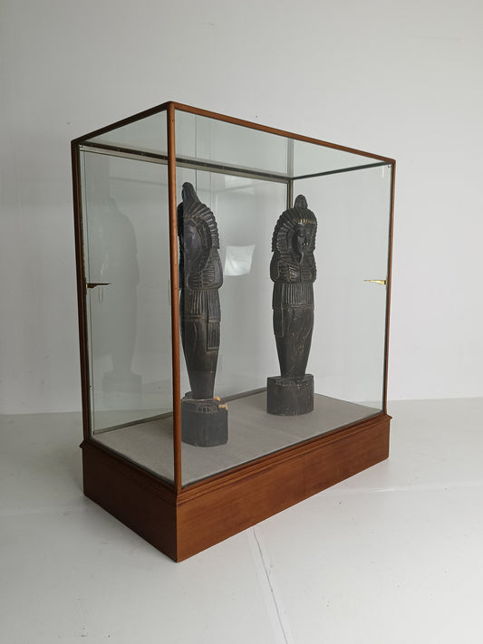 Antique Museum Glass Display Cabinet Antique Museum Glass Display Cabinet