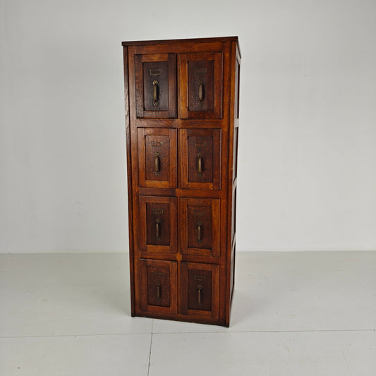 Antique Oak Filing Cabinet – c.1900–1920 Antique Oak Filing Cabinet – c.1900–1920