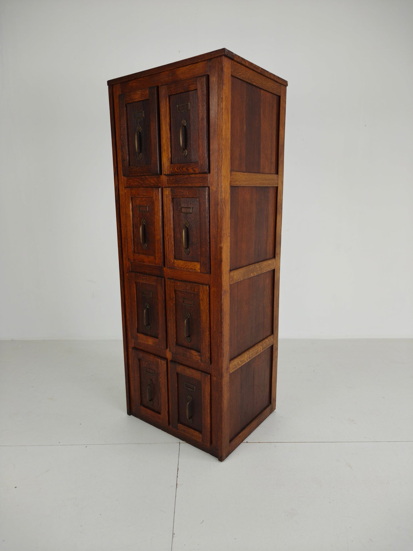 Antique Oak Filing Cabinet – c.1900–1920 Antique Oak Filing Cabinet – c.1900–1920