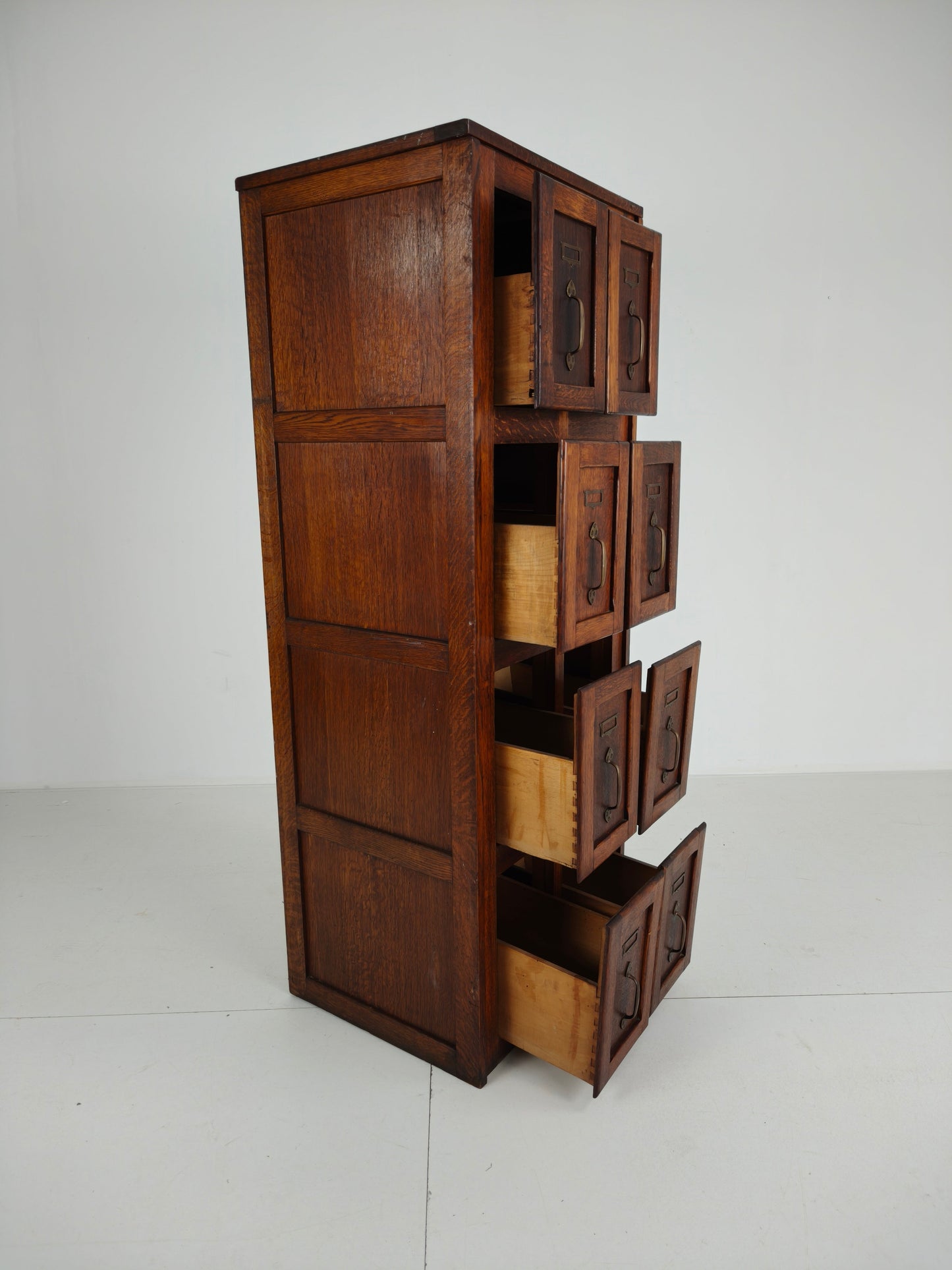 Antique Oak Filing Cabinet – c.1900–1920 Antique Oak Filing Cabinet – c.1900–1920
