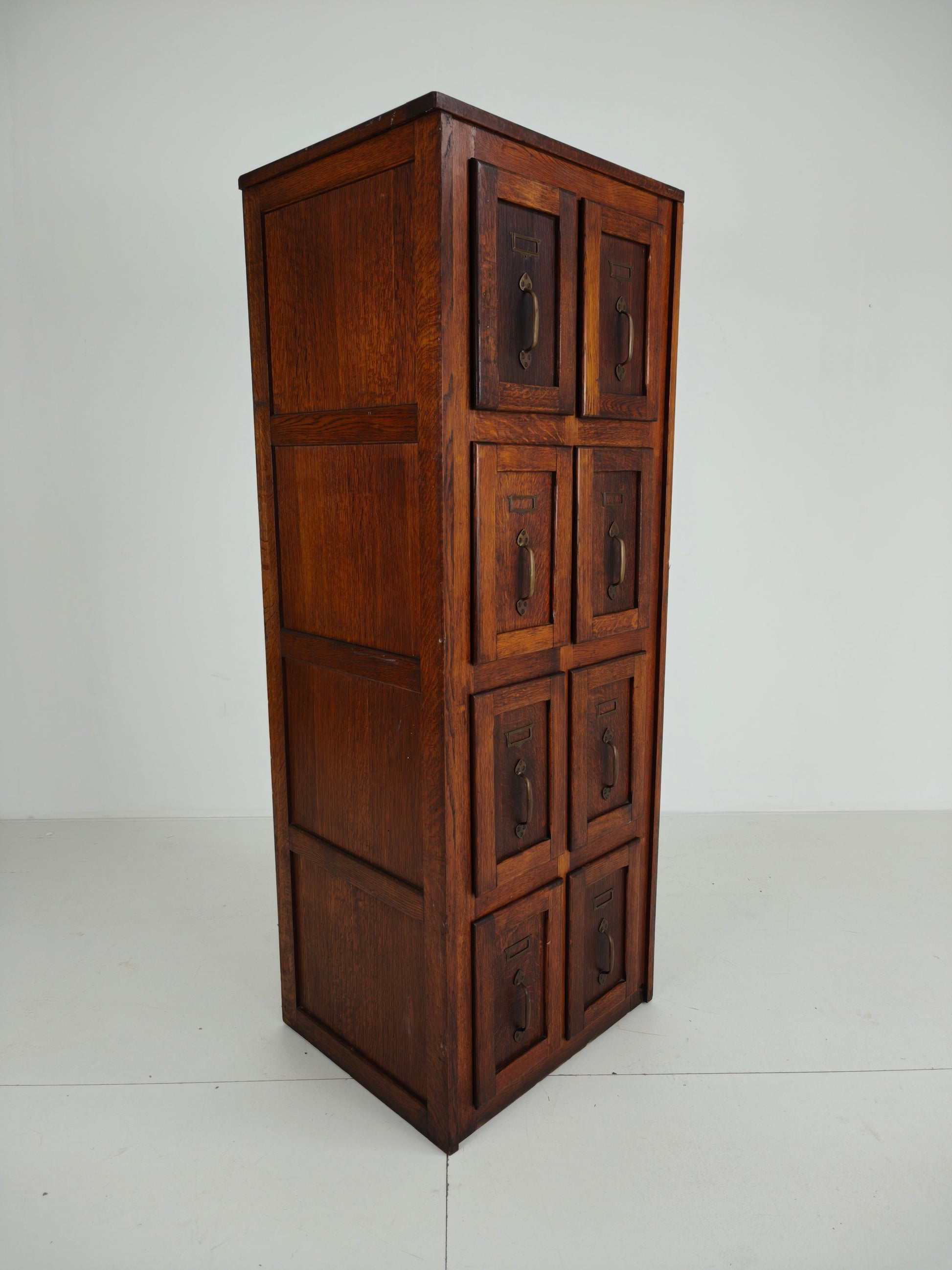 Antique Oak Filing Cabinet – c.1900–1920 Antique Oak Filing Cabinet – c.1900–1920
