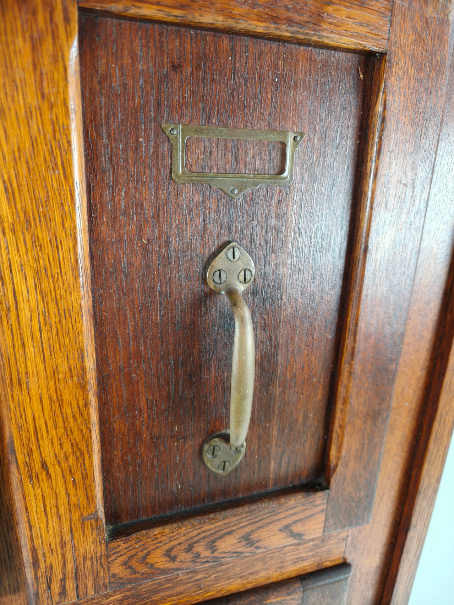 Antique Oak Filing Cabinet – c.1900–1920 Antique Oak Filing Cabinet – c.1900–1920