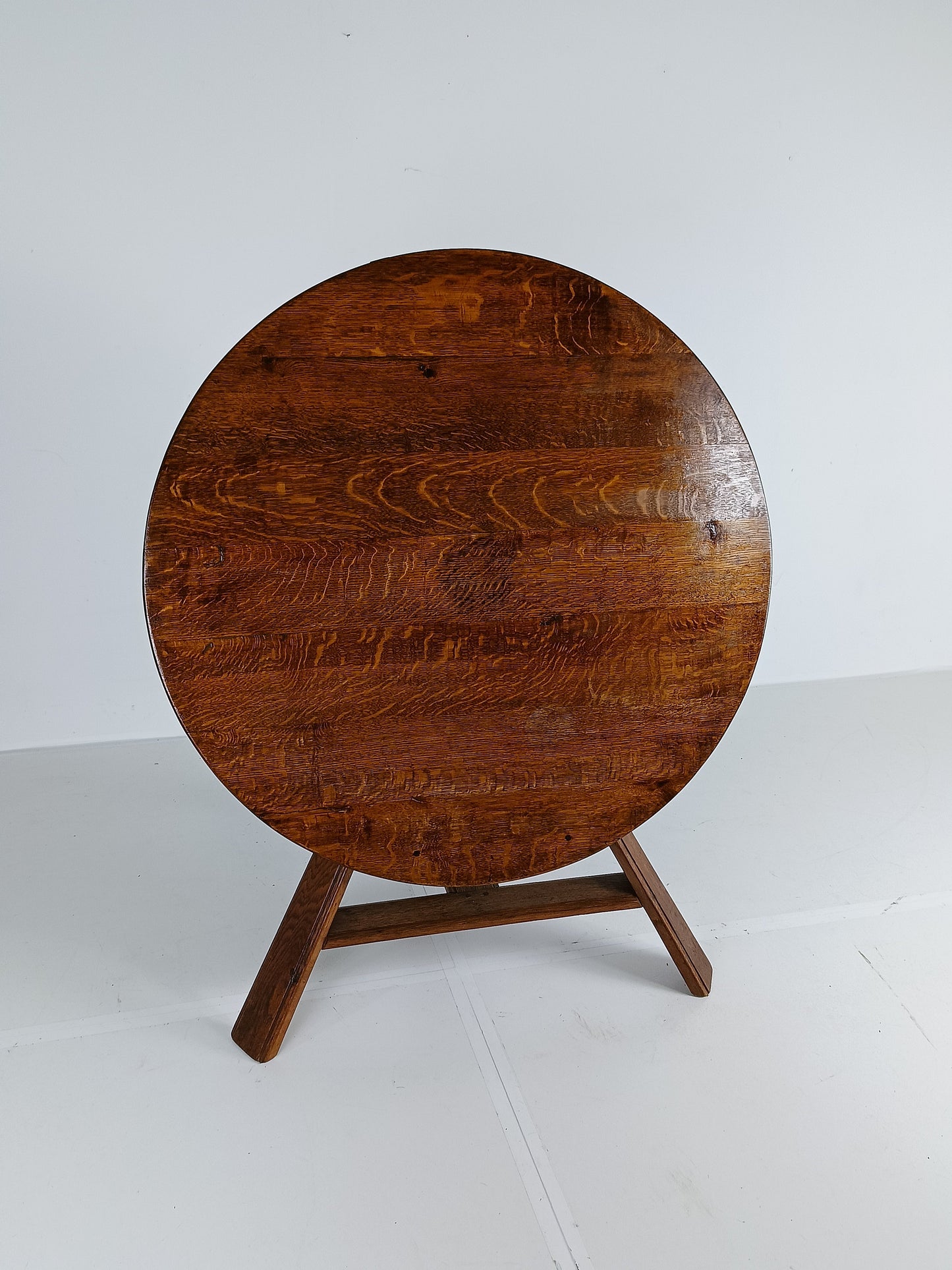 Antique Round Tilt Top Table From Drenthe, The Netherlands Antique Round Tilt Top Table From Drenthe, The Netherlands
