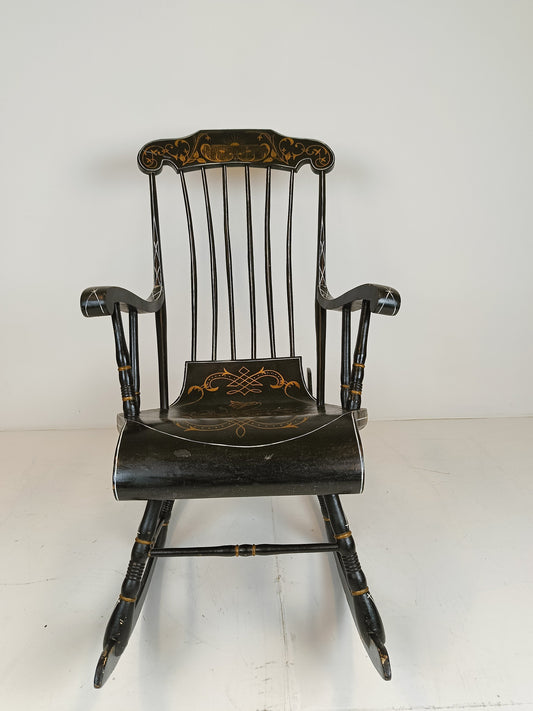 Antique Swedish Rocking Chair Antique Swedish Rocking Chair