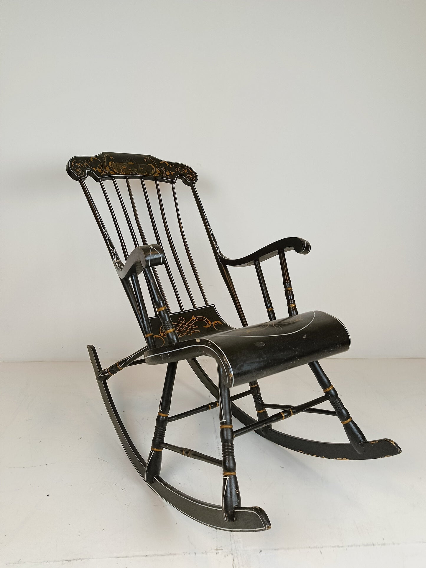 Antique Swedish Rocking Chair Antique Swedish Rocking Chair