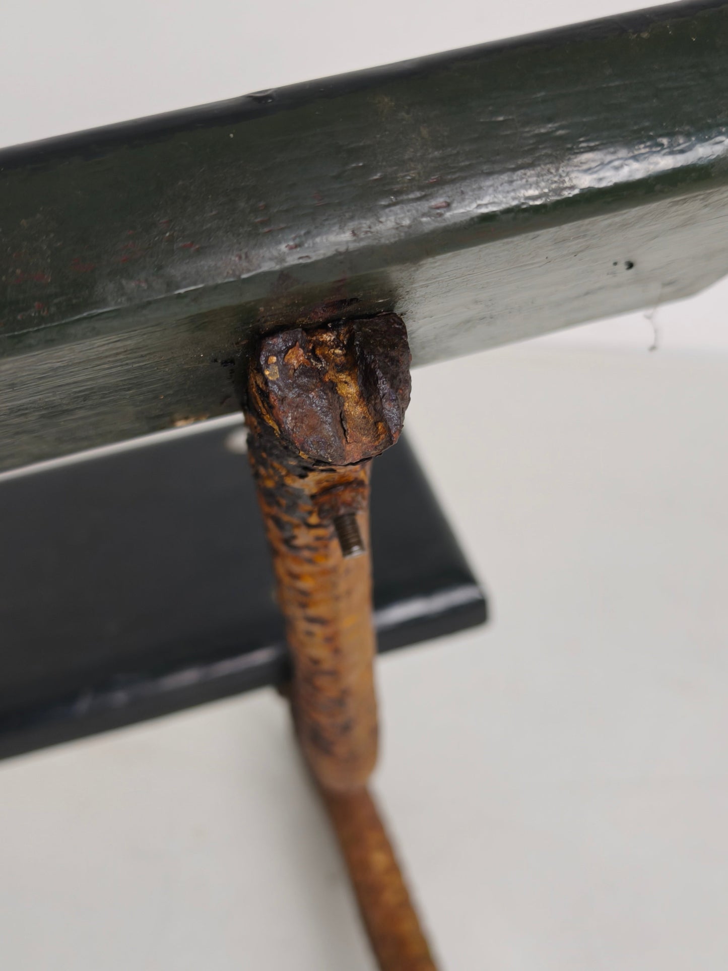 Antique Victorian Cast Iron Snake Garden Bench Antique Victorian Cast Iron Snake Garden Bench