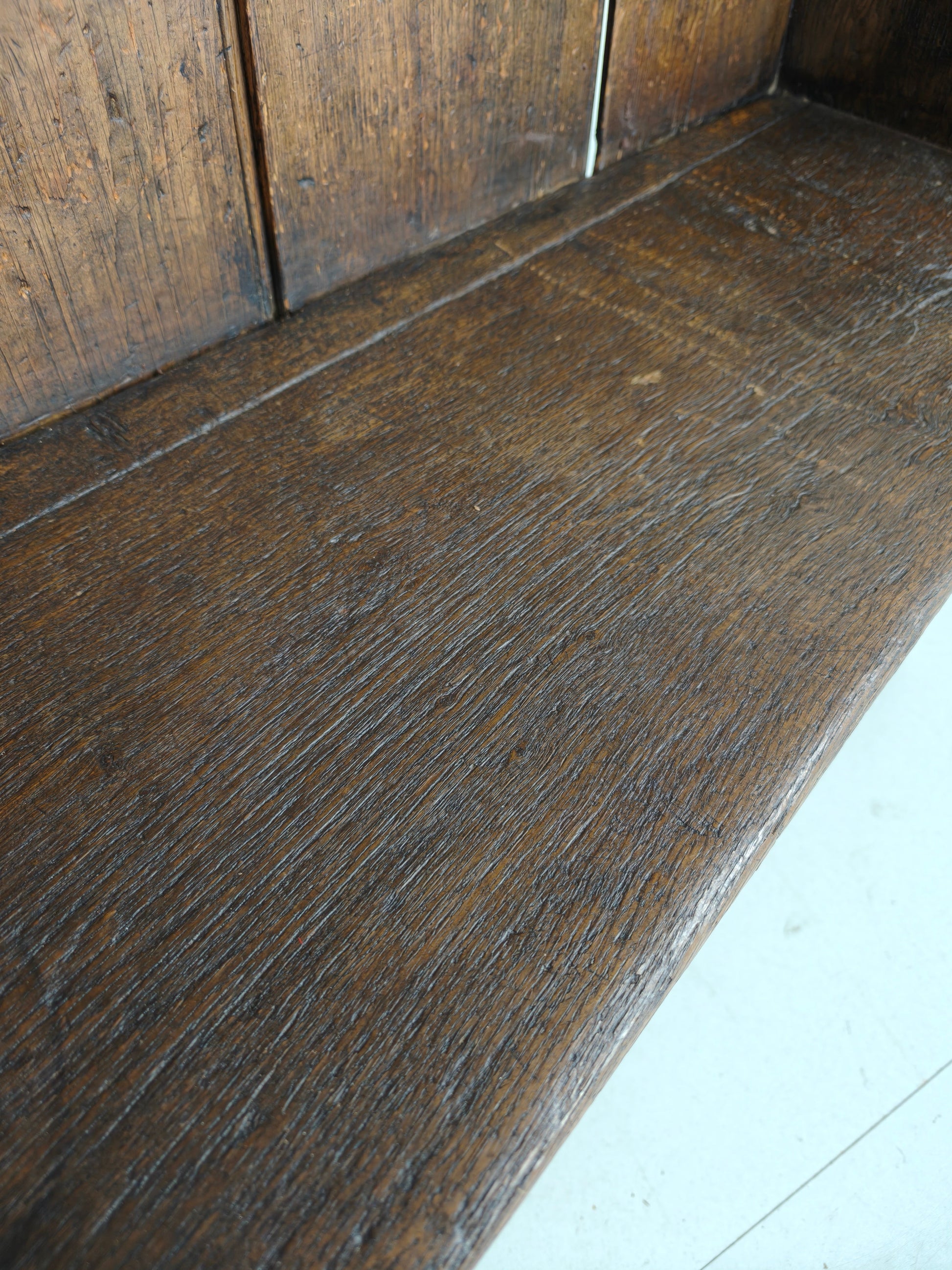 Antique Westcountry Pine /oak High Back Settle 1800s Antique Westcountry Pine /oak High Back Settle 1800s