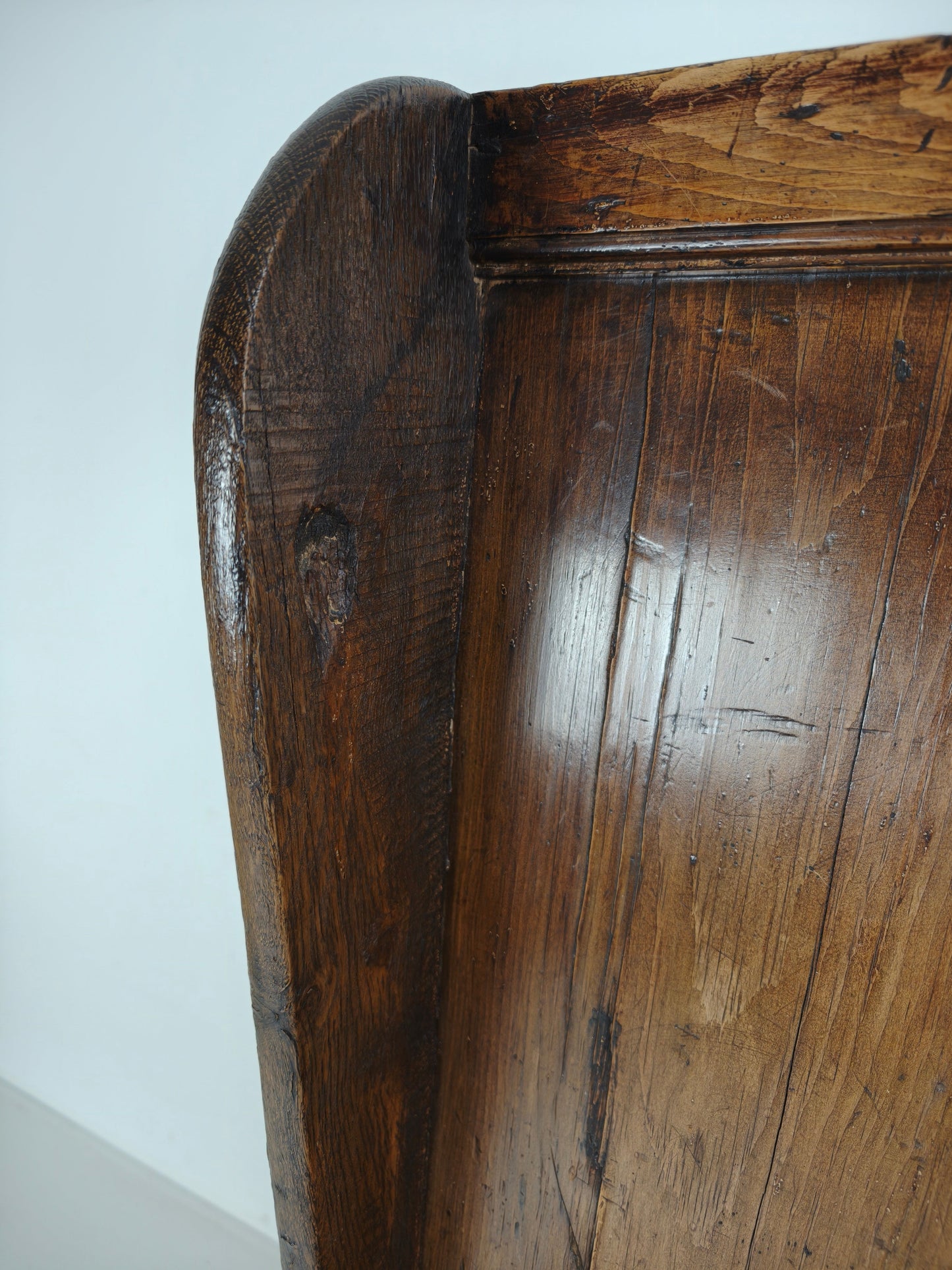 Antique Westcountry Pine /oak High Back Settle 1800s Antique Westcountry Pine /oak High Back Settle 1800s