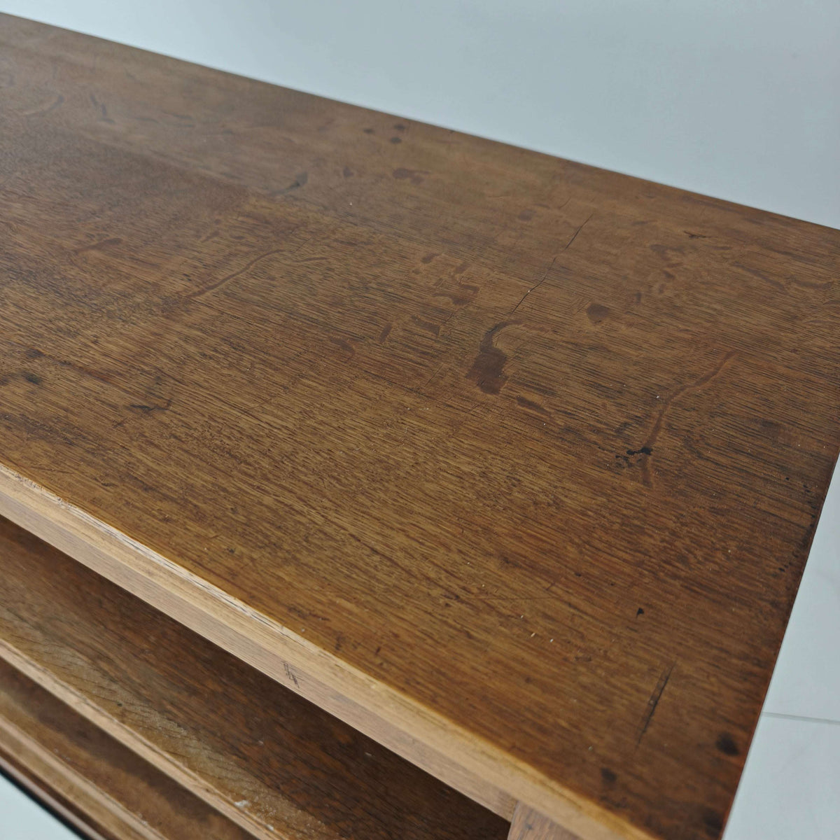 Art Deco Amsterdam School Oak Open Bookcase – 1920s Art Deco Amsterdam School Oak Open Bookcase – 1920s