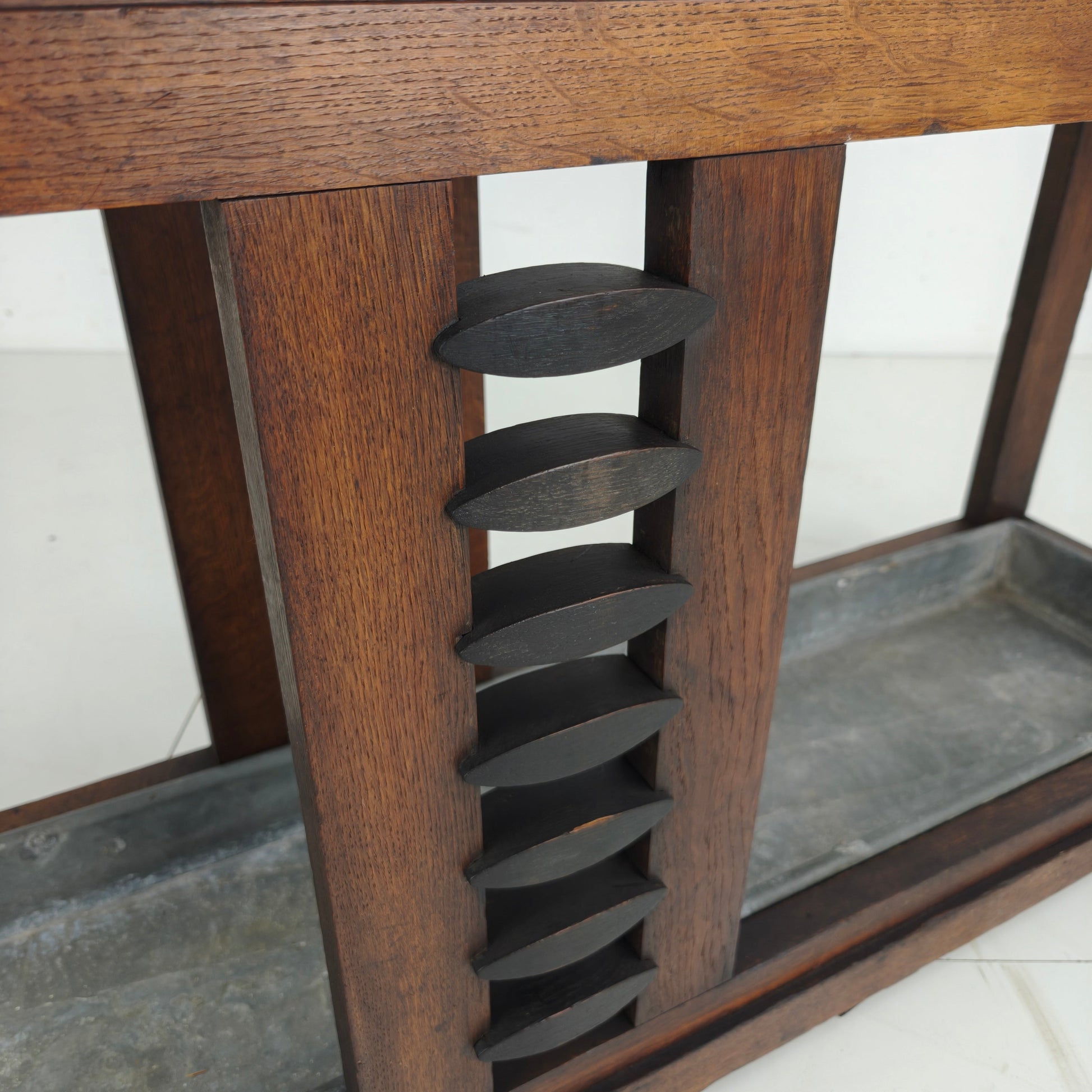 Art Deco Amsterdam School Umbrella Stand, 1920s Art Deco Amsterdam School Umbrella Stand, 1920s