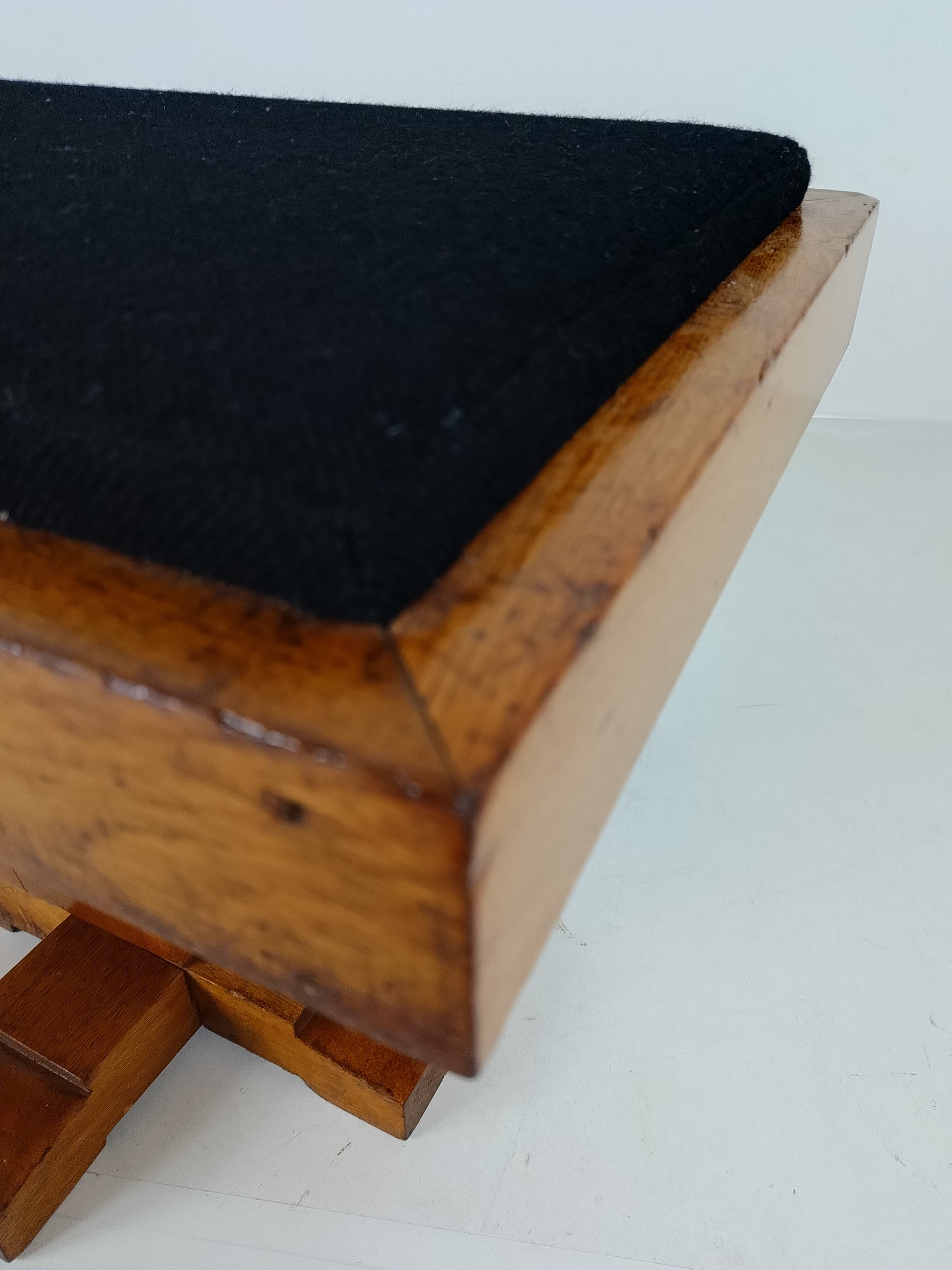Art Deco Church Bench Reupholstered Art Deco Church Bench Reupholstered