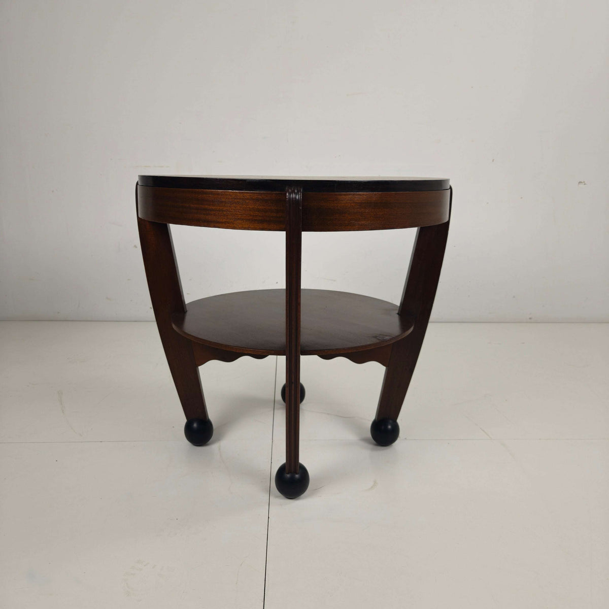 Art Deco Coffee Oak Table – Amsterdam School, The Netherlands, 1930s Art Deco Coffee Oak Table – Amsterdam School, The Netherlands, 1930s