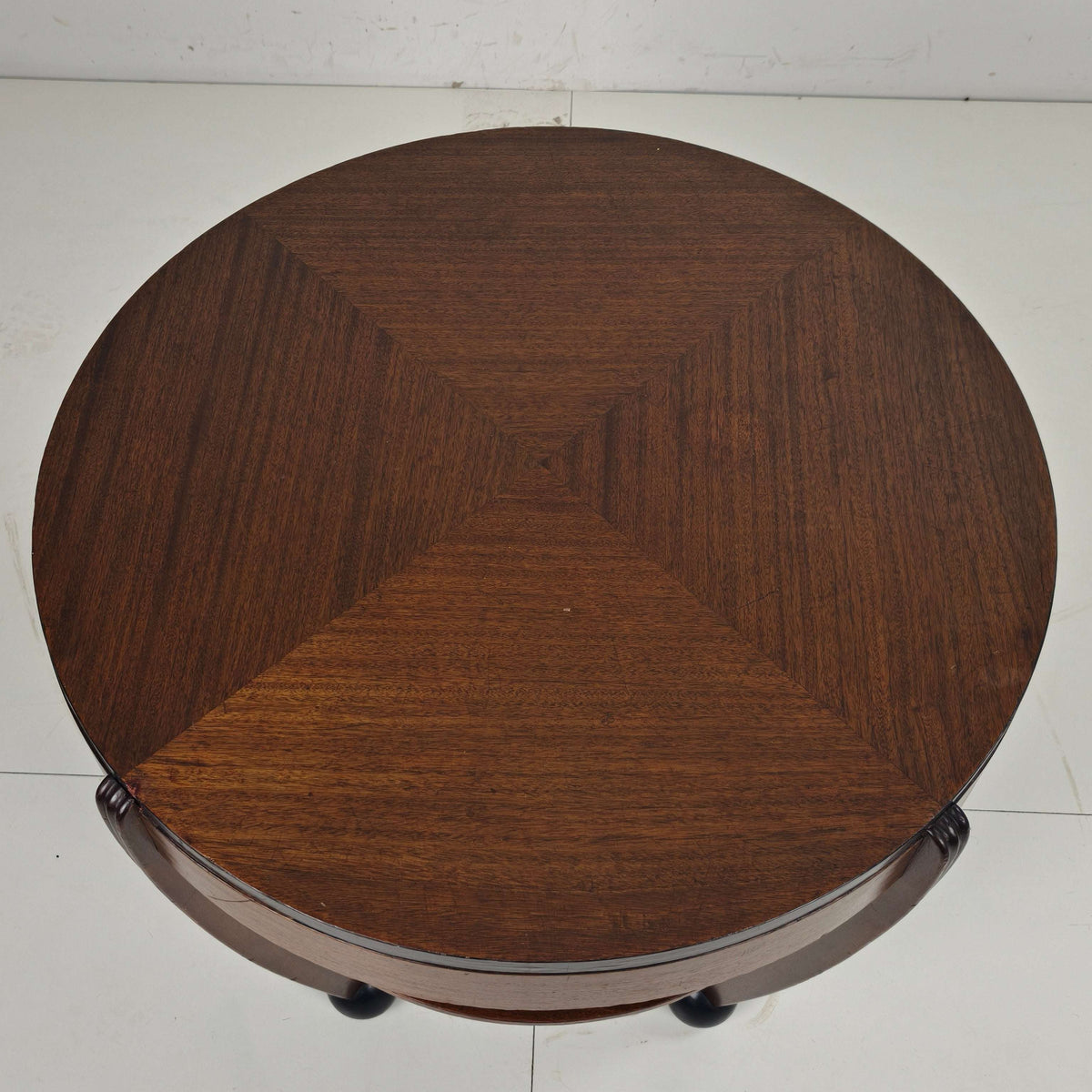 Art Deco Coffee Oak Table – Amsterdam School, The Netherlands, 1930s Art Deco Coffee Oak Table – Amsterdam School, The Netherlands, 1930s