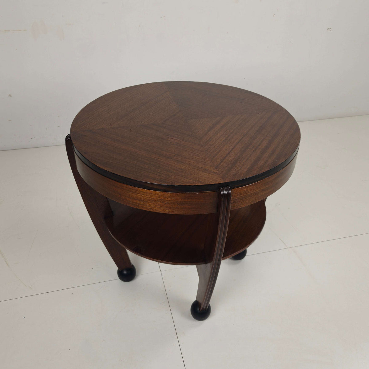 Art Deco Coffee Oak Table – Amsterdam School, The Netherlands, 1930s Art Deco Coffee Oak Table – Amsterdam School, The Netherlands, 1930s