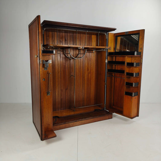 Art Deco Compactom Gentleman’s Wardrobe – 1920 Art Deco Compactom Gentleman’s Wardrobe – 1920