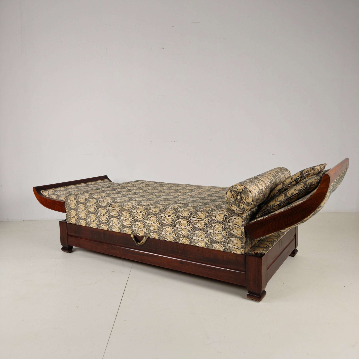 Art Deco Daybed with Hidden Storage & Adjustable Positions Art Deco Daybed with Hidden Storage & Adjustable Positions
