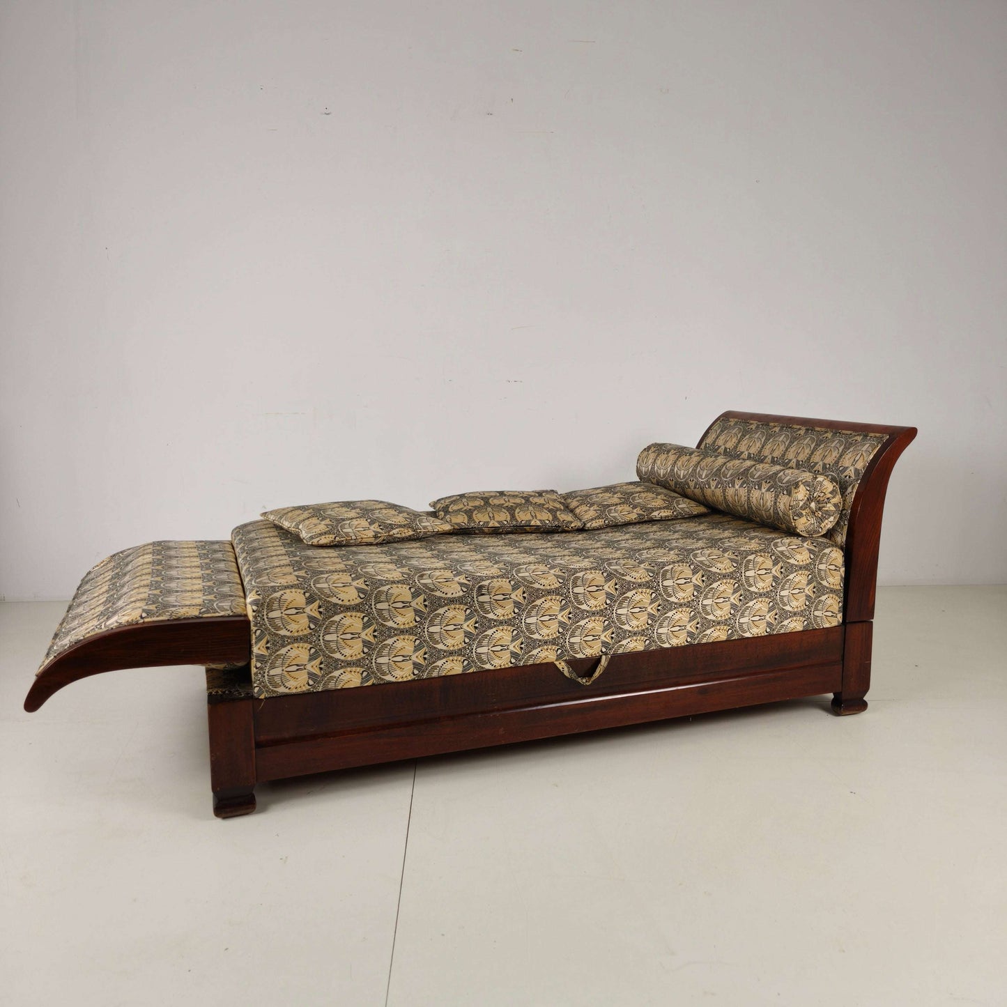 Art Deco Daybed with Hidden Storage & Adjustable Positions Art Deco Daybed with Hidden Storage & Adjustable Positions