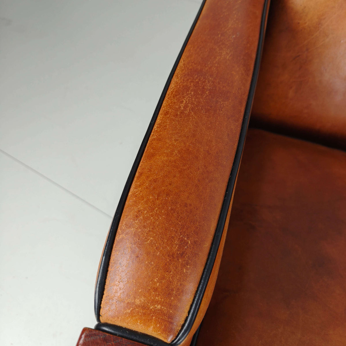 Art Deco Sheepskin Armchairs – Set of Two Art Deco Sheepskin Armchairs – Set of Two