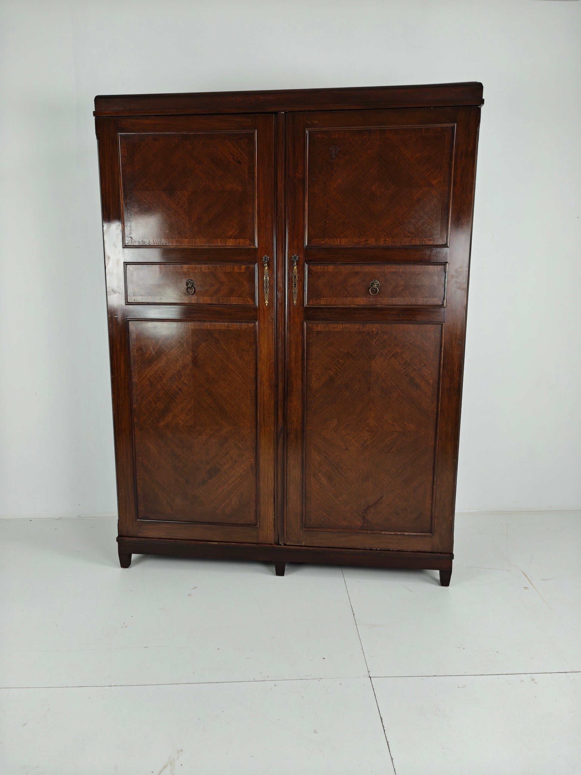 Beautiful English Art Deco 1920s Compactom Ltd Gentleman’s Wardrobe Beautiful English Art Deco 1920s Compactom Ltd Gentleman’s Wardrobe