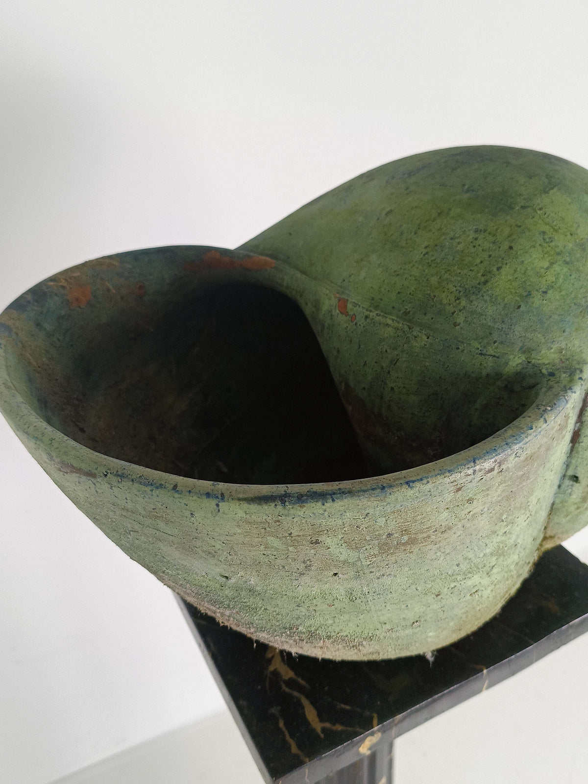 Beautiful Terracotta Cochlea With Amazing Patina Beautiful Terracotta Cochlea With Amazing Patina