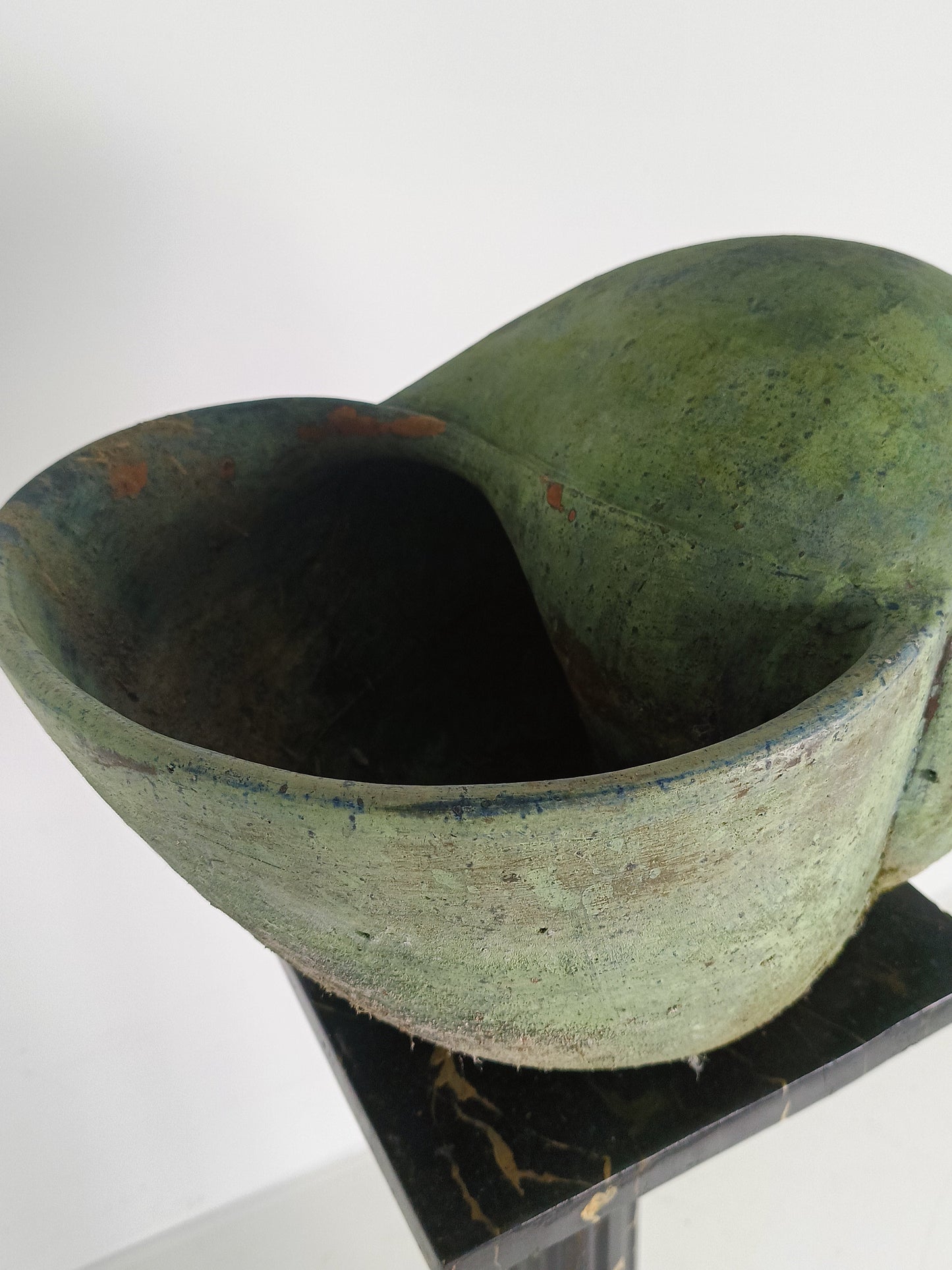Beautiful Terracotta Cochlea With Amazing Patina Beautiful Terracotta Cochlea With Amazing Patina
