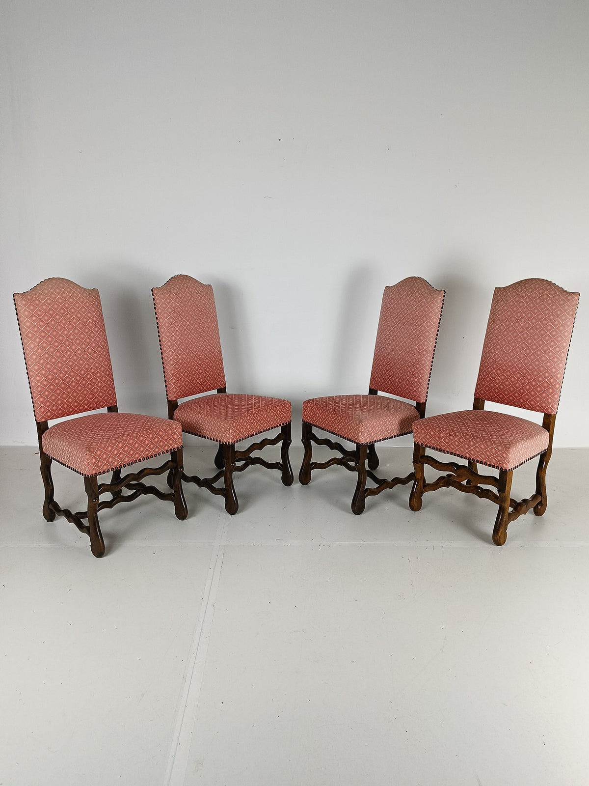Beech Os De Mouton Tapestry Chairs (set of 4) Beech Os De Mouton Tapestry Chairs (set of 4)
