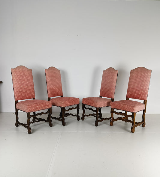 Beech Os De Mouton Tapestry Chairs (set of 4) Beech Os De Mouton Tapestry Chairs (set of 4)