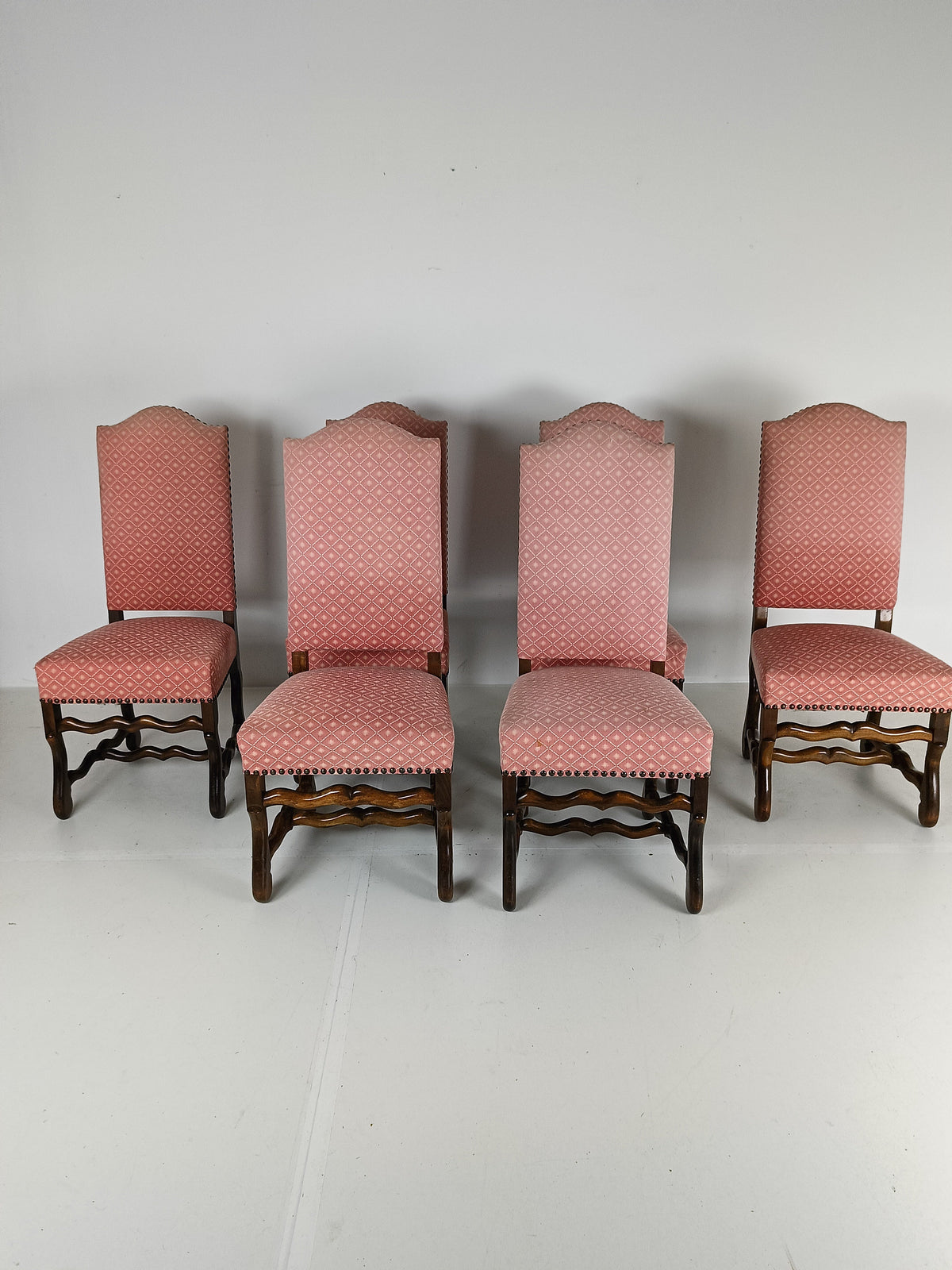 Beech Os De Mouton Tapestry Chairs (set of 4) Beech Os De Mouton Tapestry Chairs (set of 4)