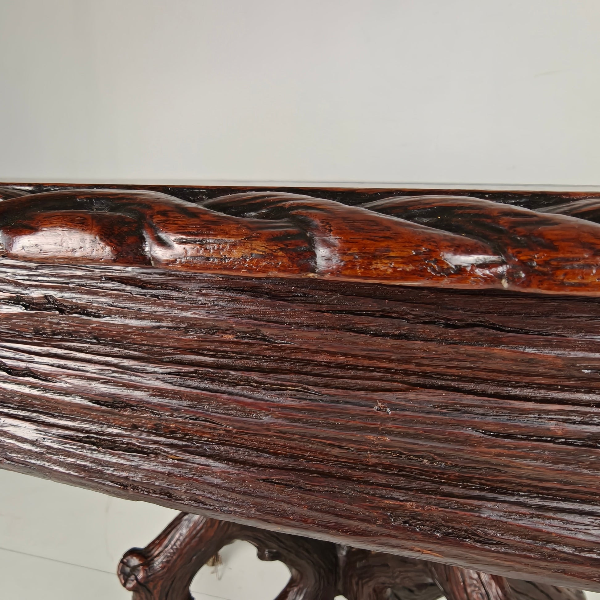 Black Forest Center Table by Matthijs Horrix for Horrix Den Haag, 1890s Black Forest Center Table by Matthijs Horrix for Horrix Den Haag, 1890s